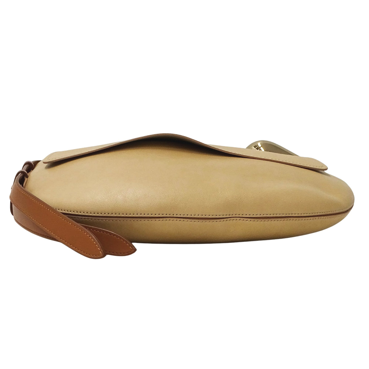 Chloé Beige Leather Handbag Shoulder Bag (Pre-Owned)