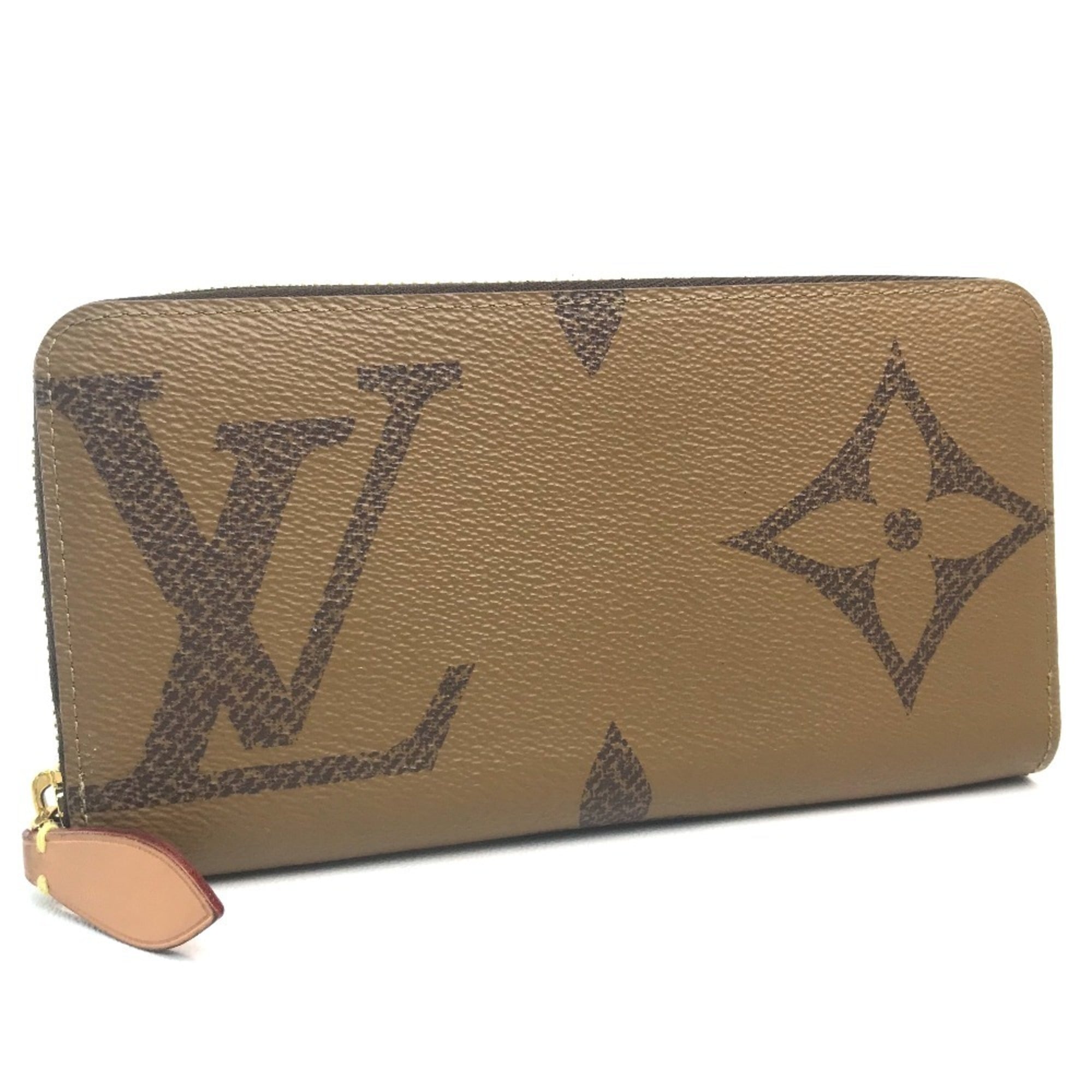Louis Vuitton Monogram Reverse Brown Monogram Reverse Long Wallet (Bi-Fold) (Pre-Owned)