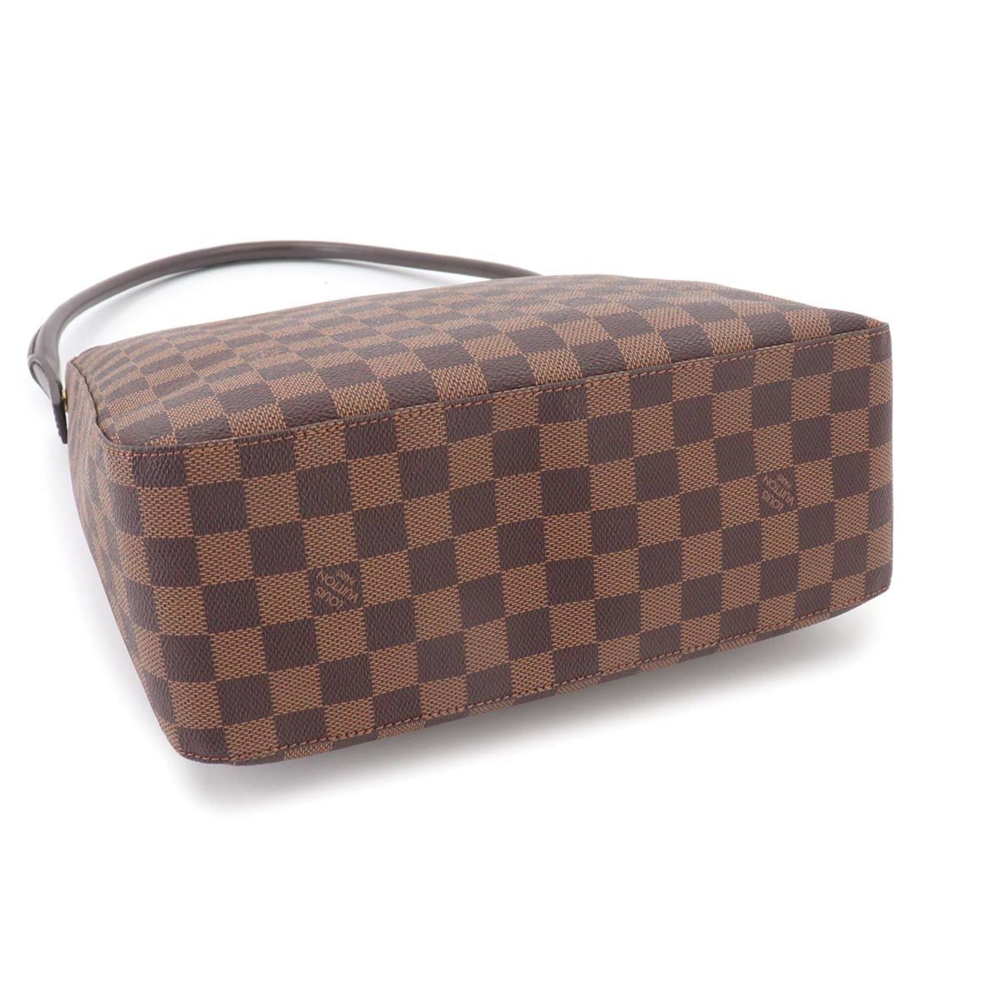 Louis Vuitton Ebene Damier Canvas Handbag Shoulder Bag (Pre-Owned)