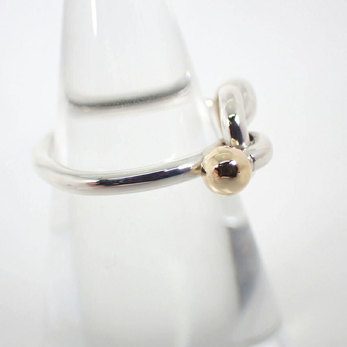 Tiffany Yellow Gold (18K) Sterling Silver 925 Band Ring (Pre-Owned)