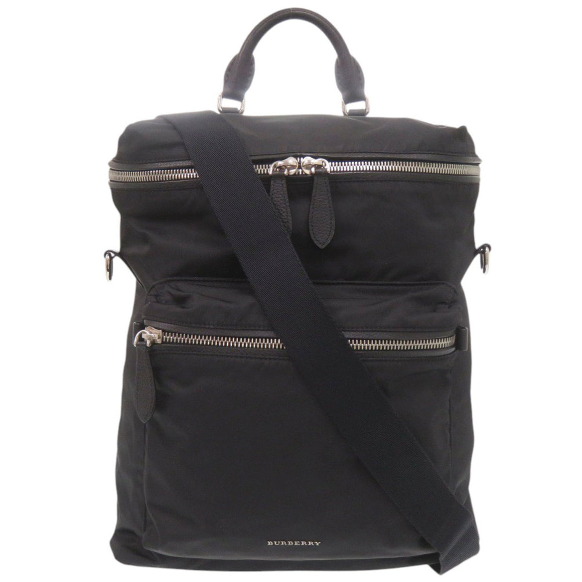 Burberry Black Nylon Backpack (Pre-Owned)