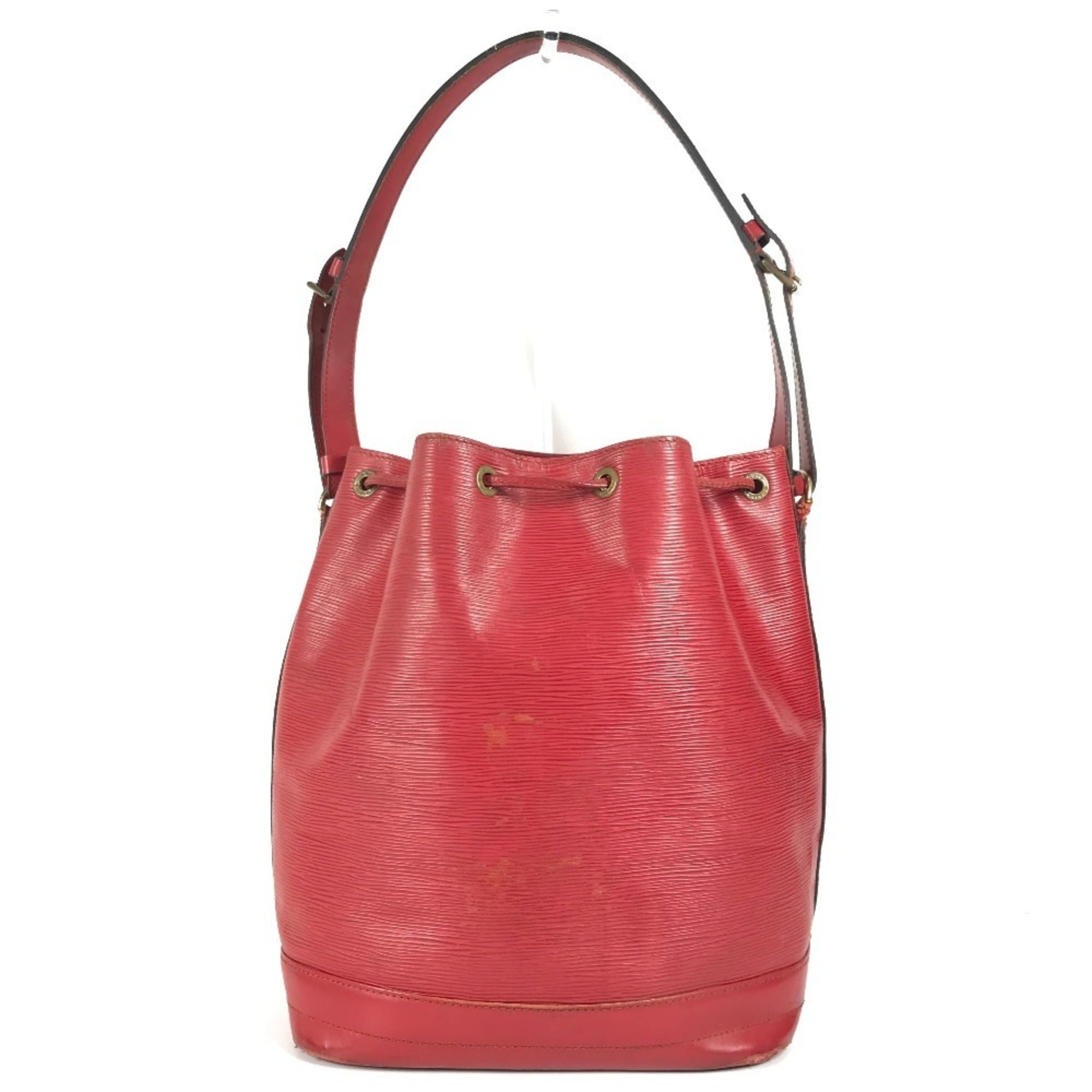 Louis Vuitton Castilian Red Red Color Epi Leather Shoulder Bag (Pre-Owned)