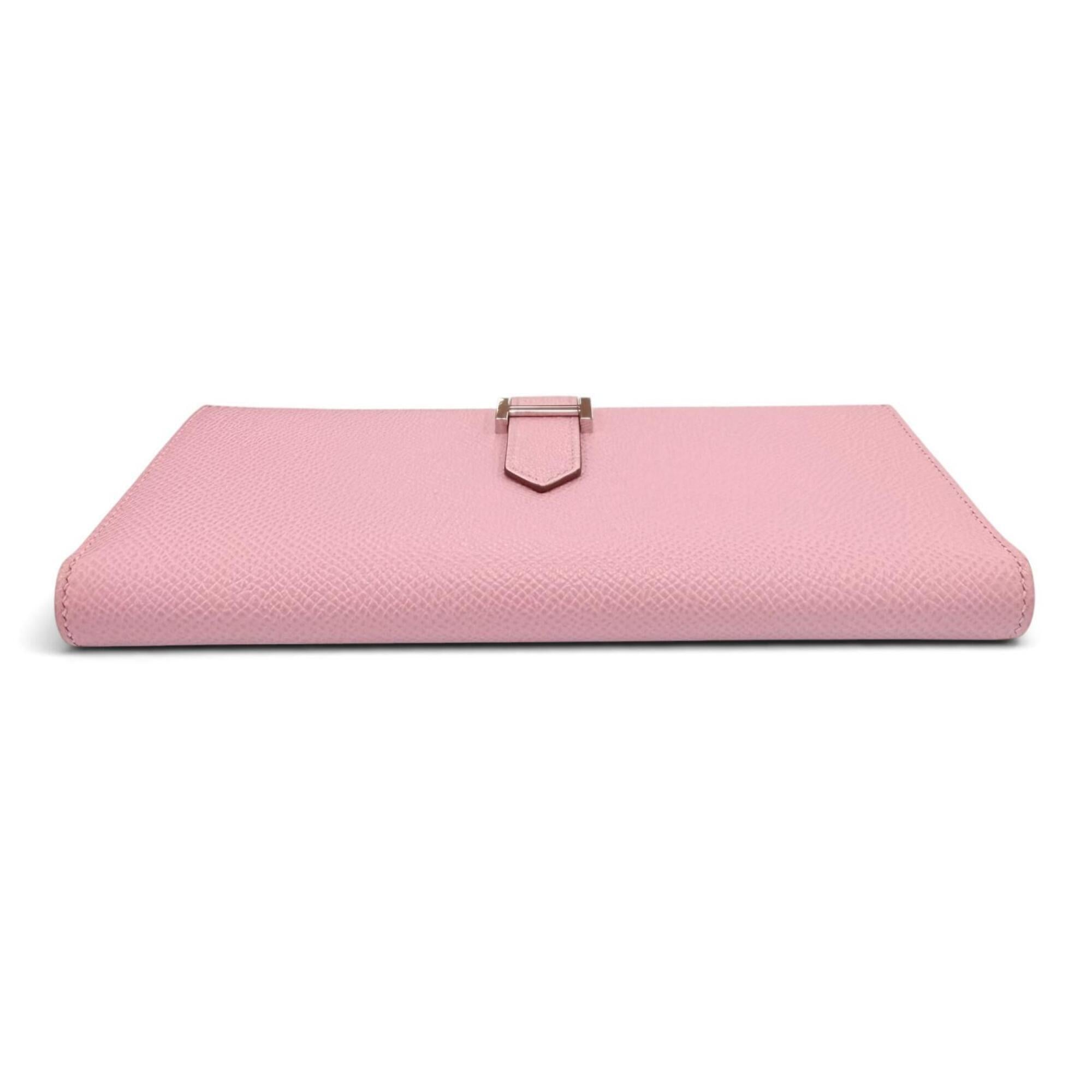 Hermes Epsom Leather Long Wallet (Bi-Fold) (Pre-Owned)