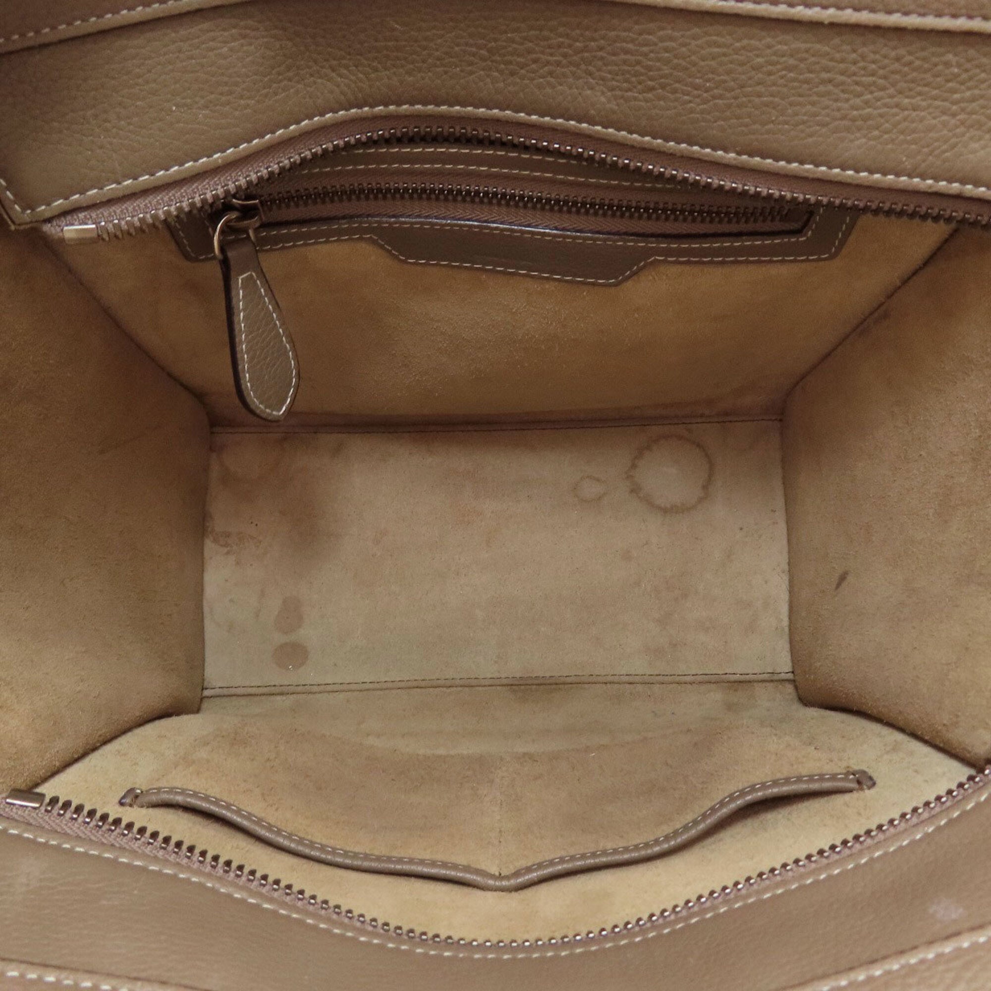 Celine Gray Leather Handbag (Pre-Owned)
