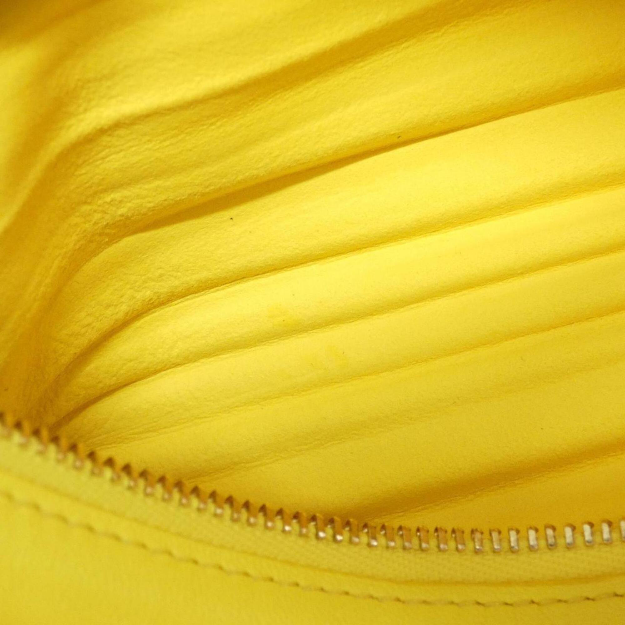 Loewe Yellow Leather Handbag Pouch Shoulder Bag (Pre-Owned)