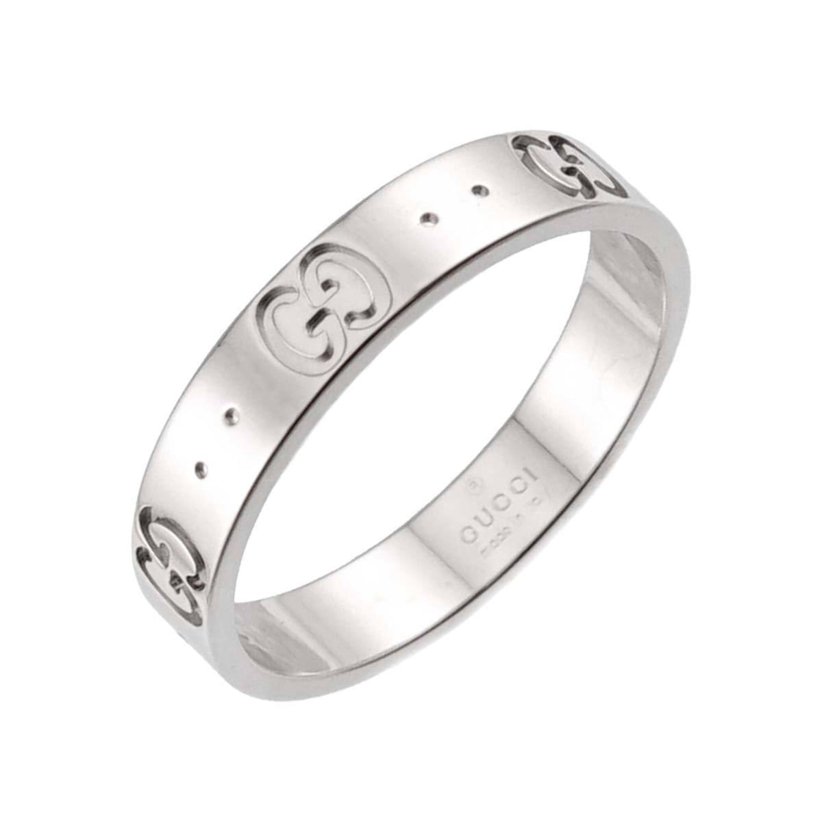 Gucci White Gold (18K) Band Ring (Pre-Owned)