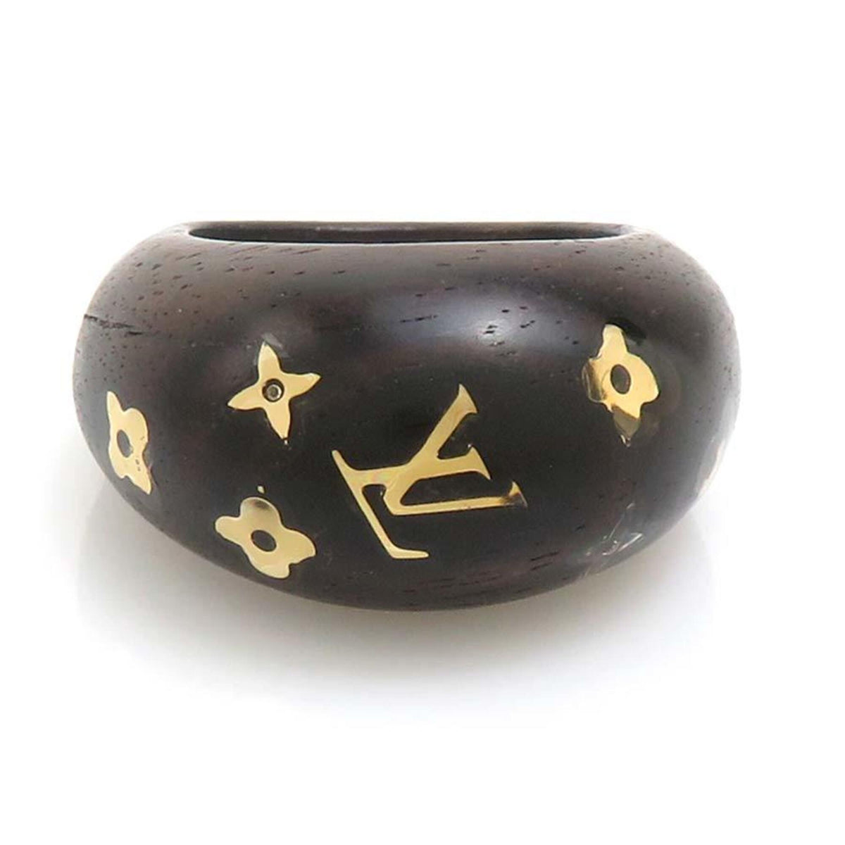 Louis Vuitton Brown Wood Band Ring (Pre-Owned)