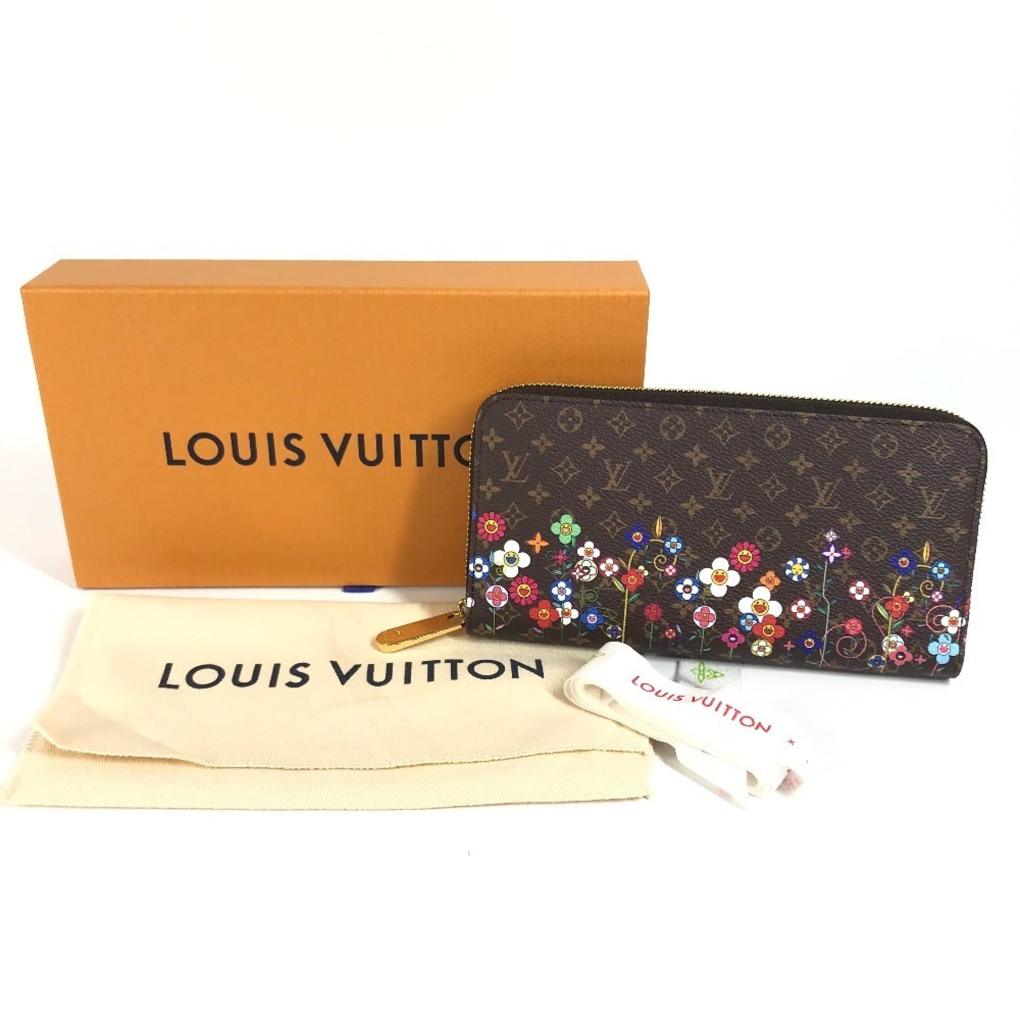 Louis Vuitton Brown Monogram Multi-Color Monogram Long Wallet (Bi-Fold) (Pre-Owned)