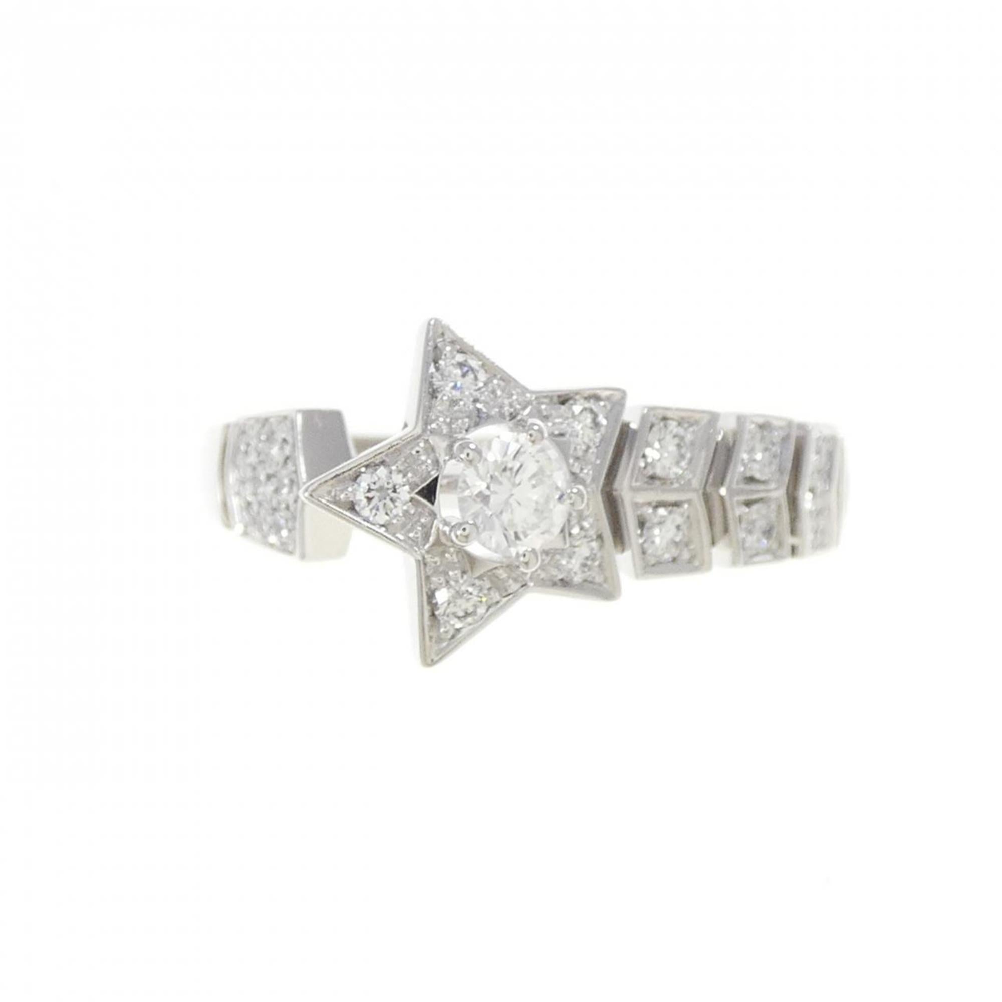 Chanel White Gold White Gold (18K) Band Ring (Pre-Owned)