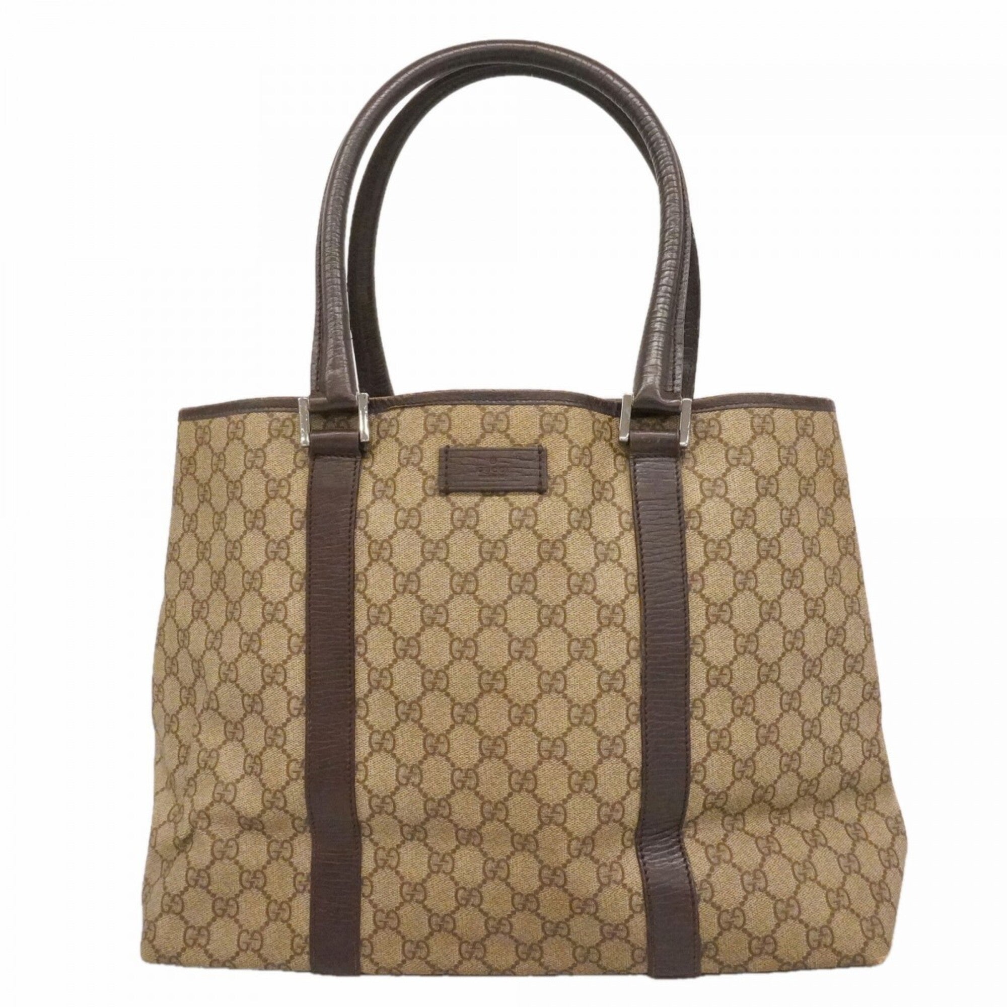 Gucci Brown Pvc Tote Bag (Pre-Owned)