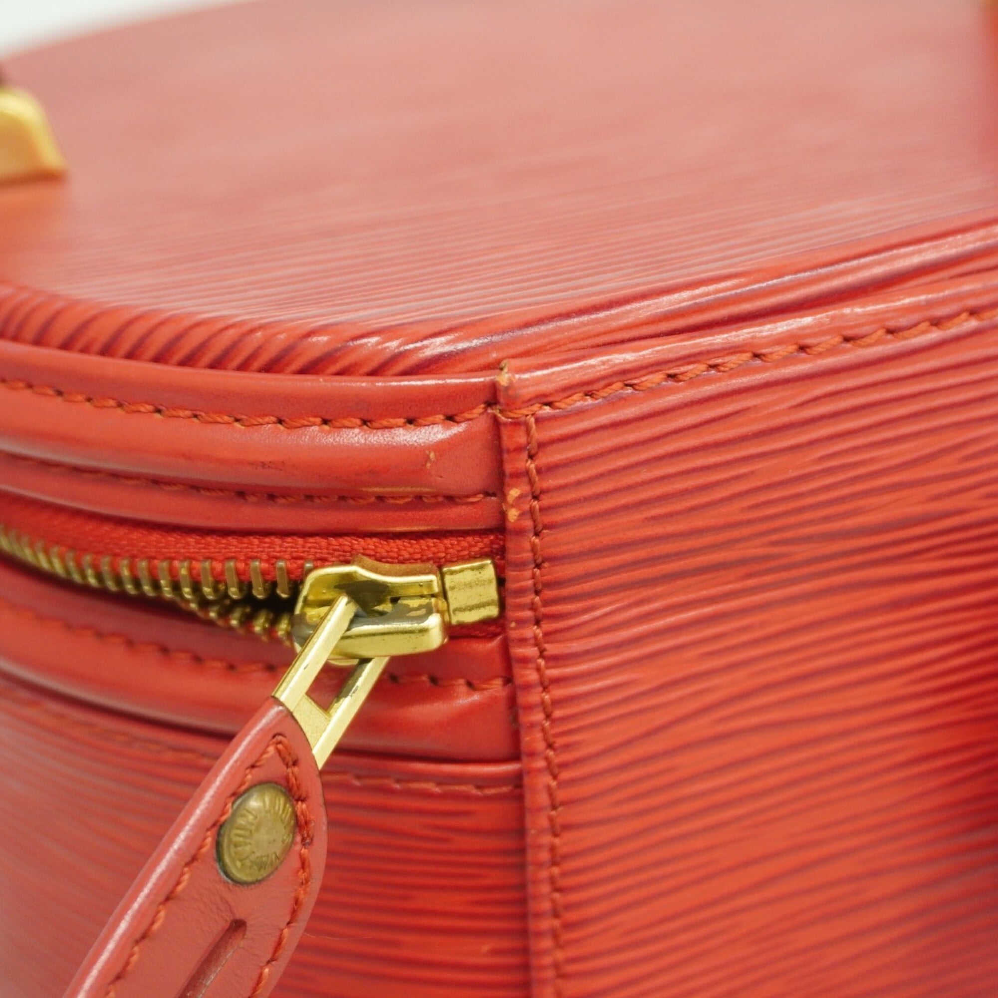 Louis Vuitton Castilian Red Handbag (Pre-Owned)