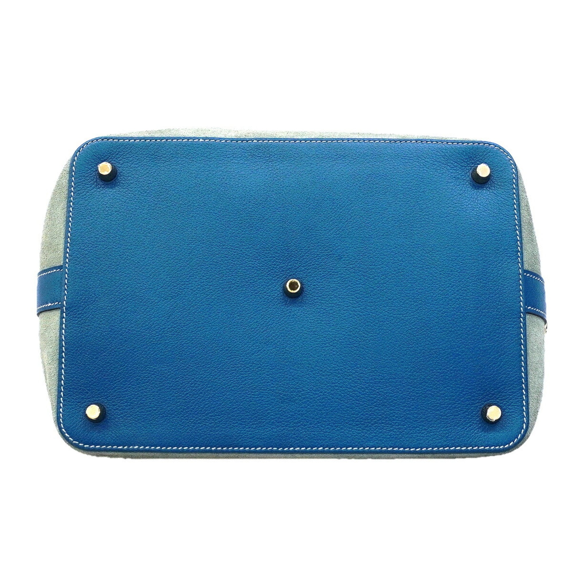 Hermes Blue Handbag (Pre-Owned)