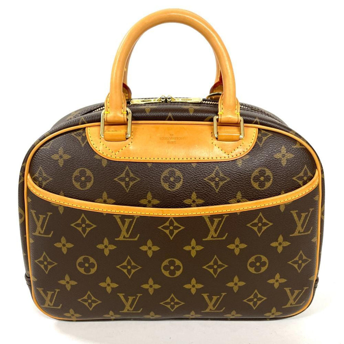 Louis Vuitton Brown Monogram Canvas Handbag (Pre-Owned)