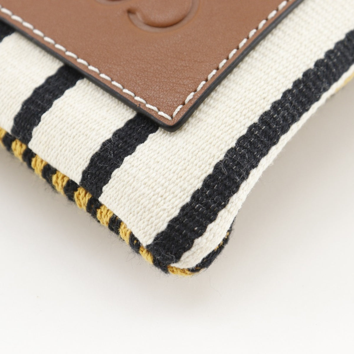 Loewe Blue White Canvas Shoulder Bag (Pre-Owned)