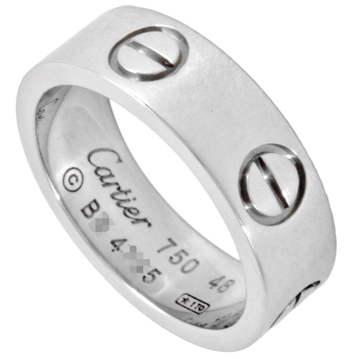 Cartier White Gold (18K) Band Ring (Pre-Owned)