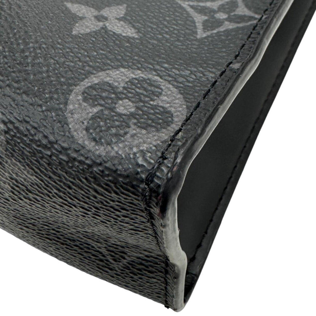 Louis Vuitton Black Monogram Eclipse Clutch Bag Pochette (Pre-Owned)