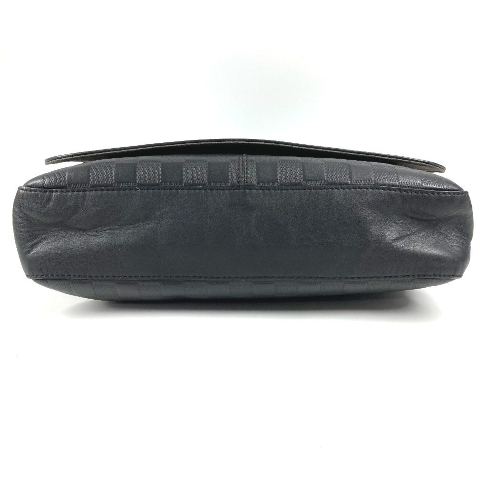 Louis Vuitton Black Onyx Damier Infini Messenger Bag Shoulder Bag (Pre-Owned)