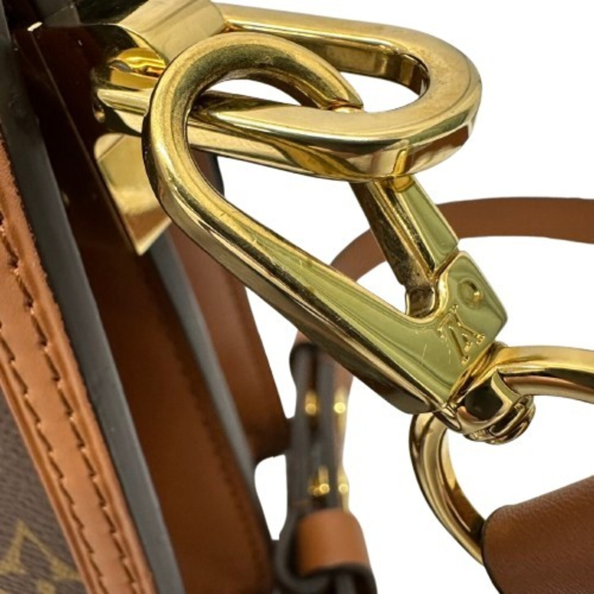 Louis Vuitton Brown Monogram Reverse Shoulder Bag (Pre-Owned)