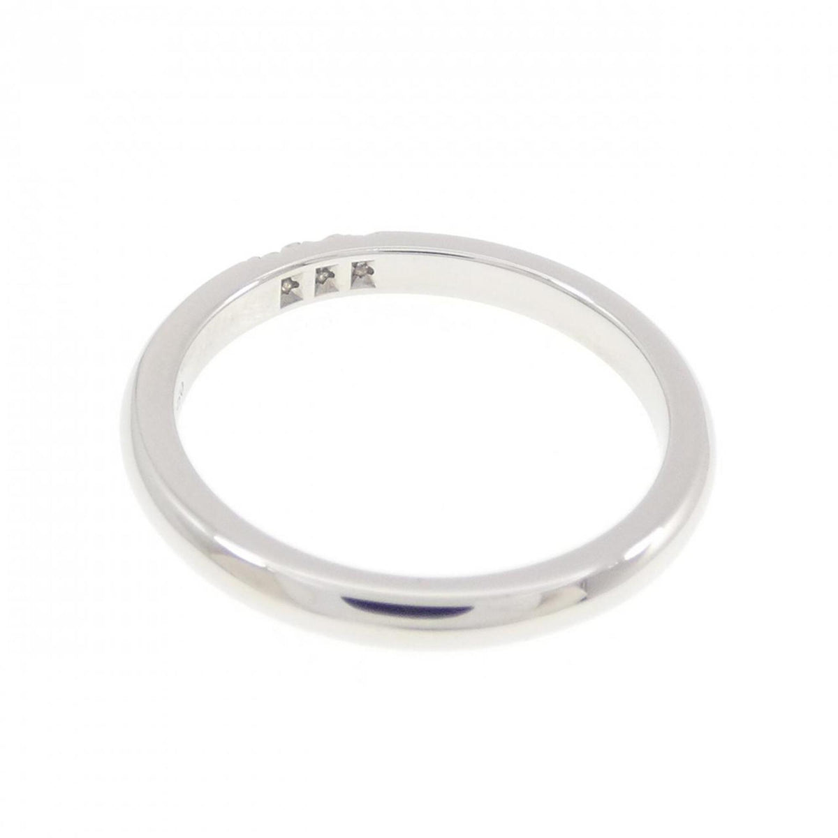Tiffany Platinum Platinum 950 Band Ring (Pre-Owned)