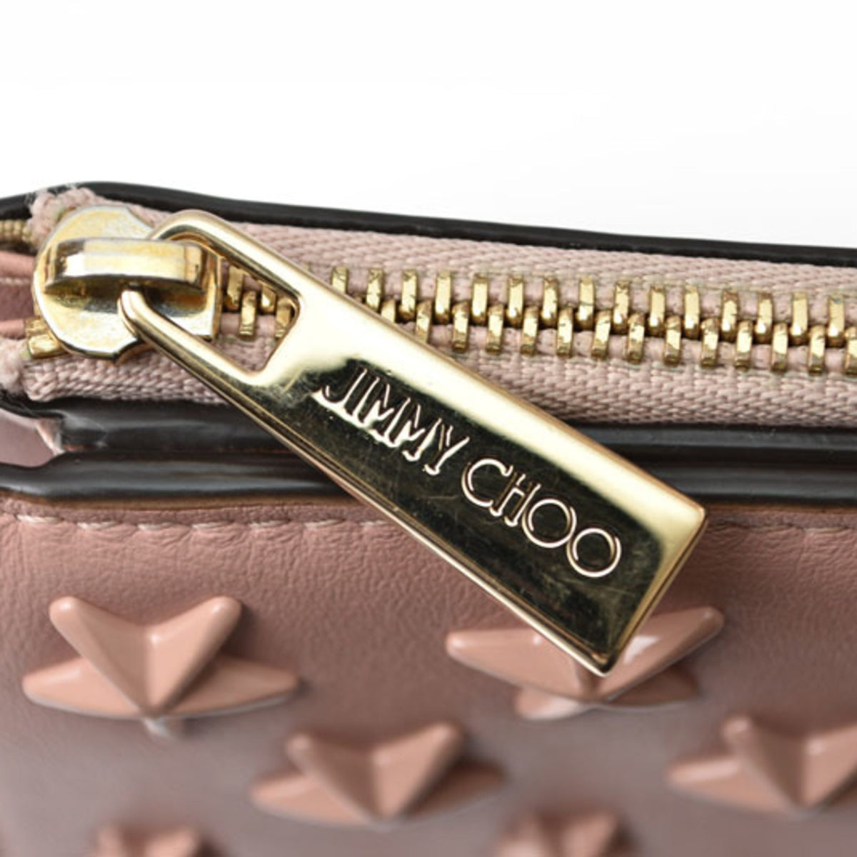 Jimmy Choo Pink Leather Wallet (Bi-Fold) (Pre-Owned)