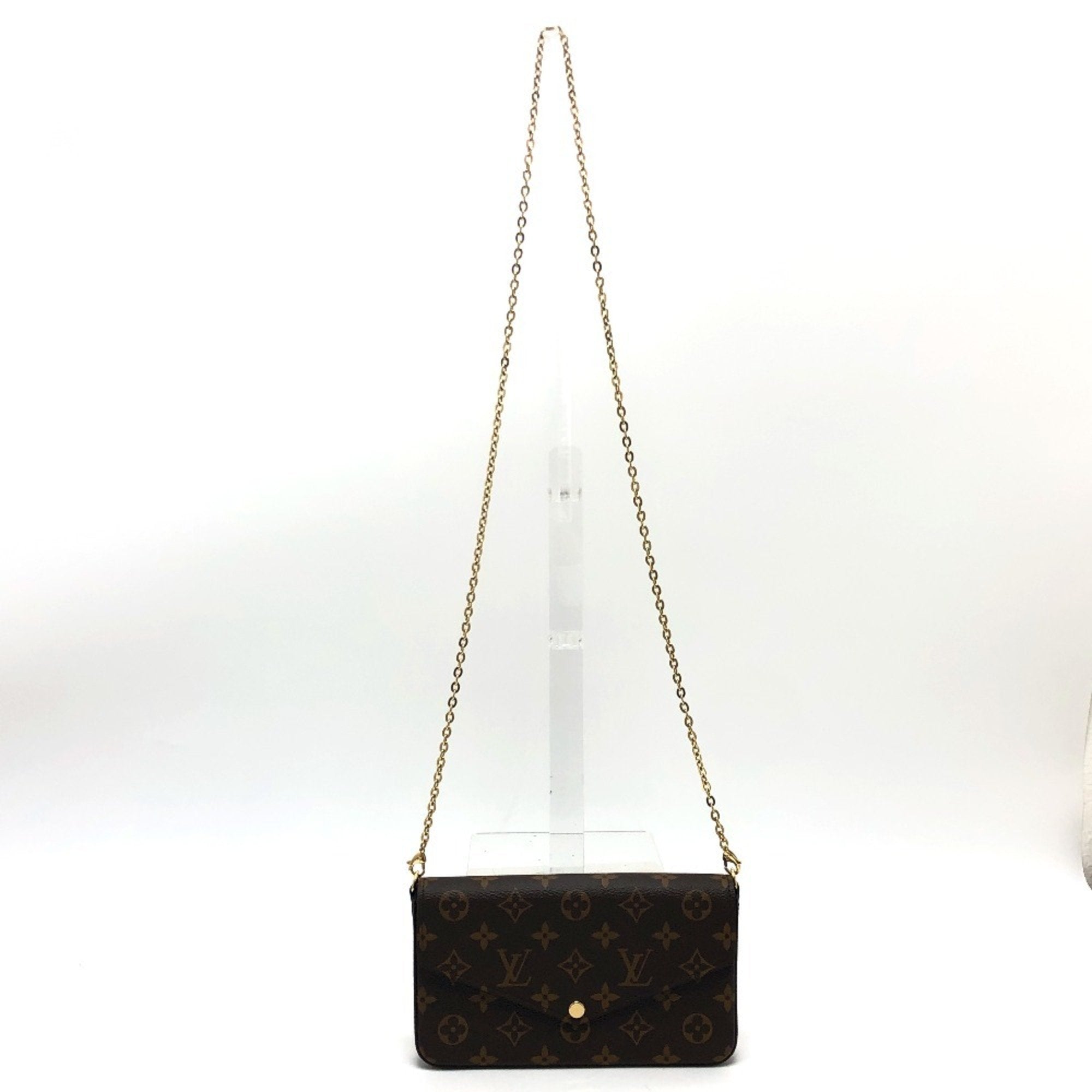 Louis Vuitton Brown Monogram Pochette Pouch Shoulder Bag (Pre-Owned)
