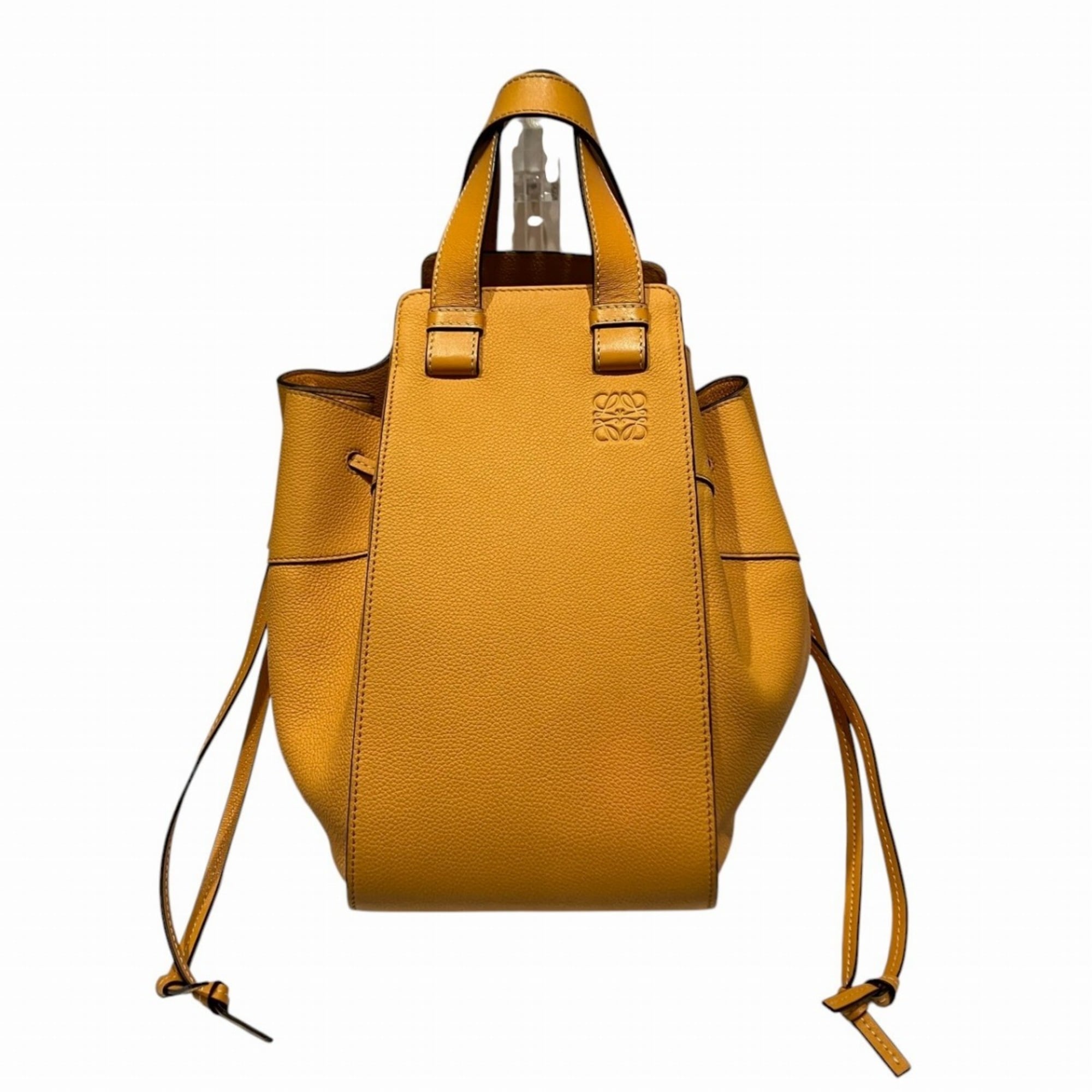 Loewe Orange Leather Handbag (Pre-Owned)
