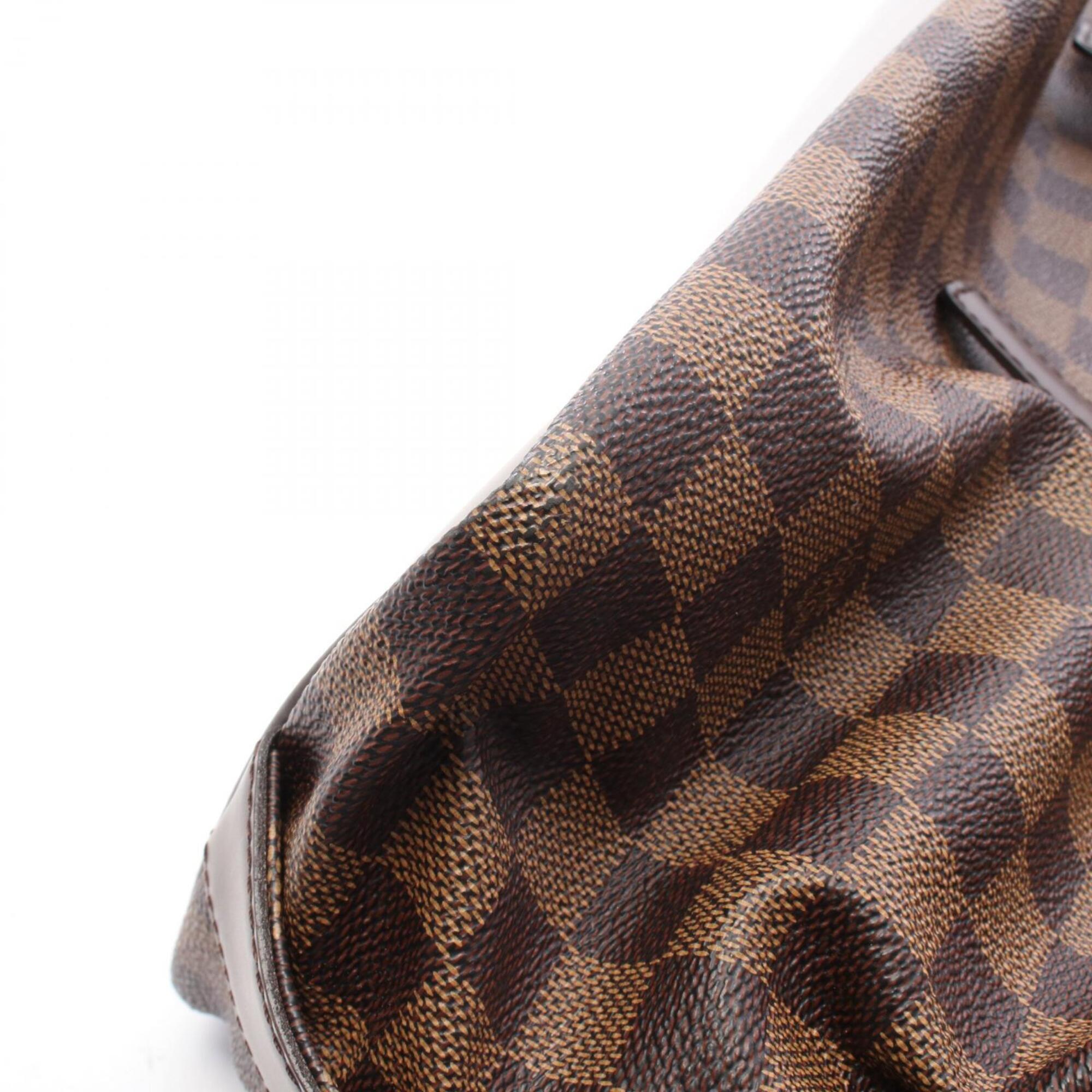 Louis Vuitton Brown Damier Canvas Coated Canvas Damier Canvas Leather Handbag Tote Bag (Pre-Owned)