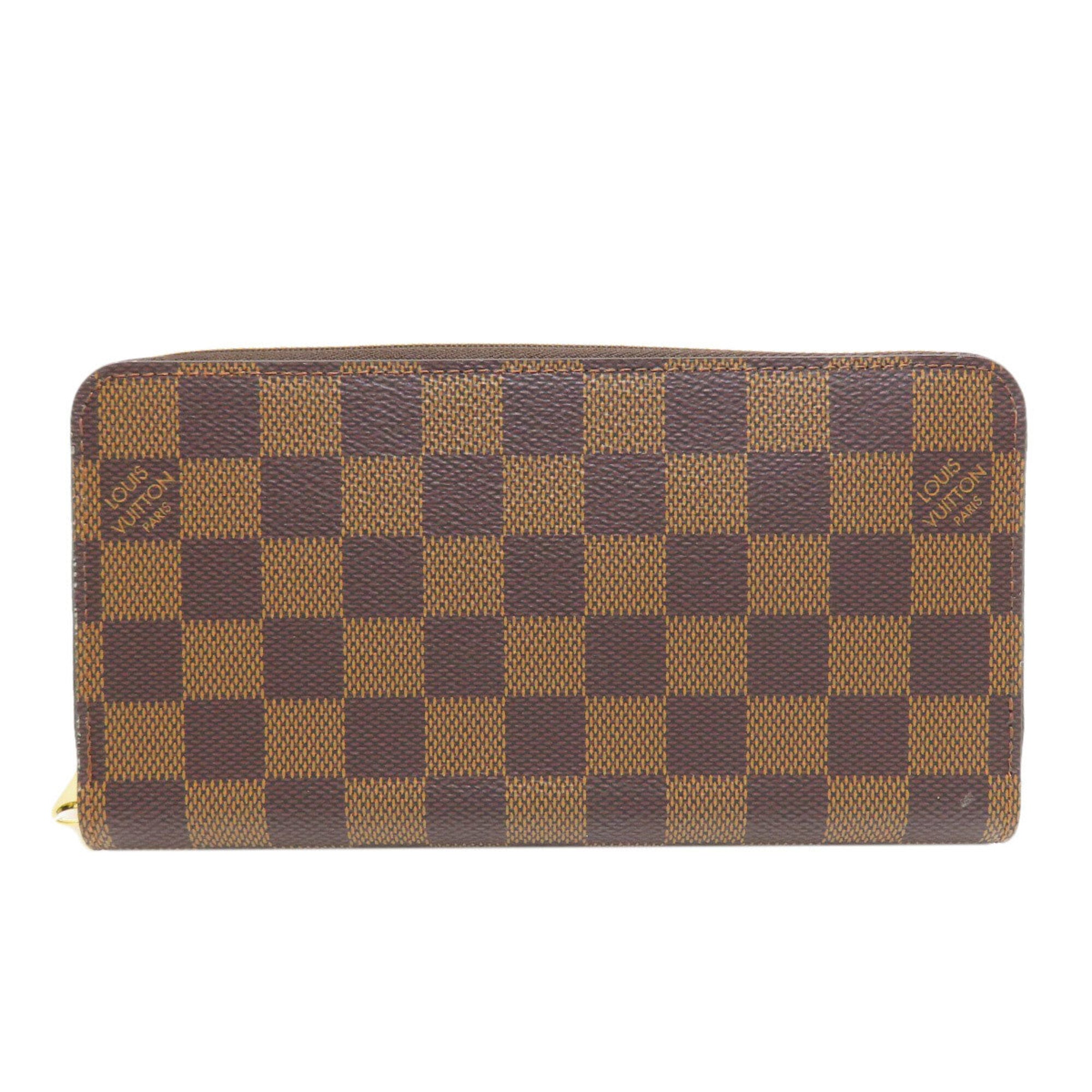 Louis Vuitton Damier Damier Canvas Ebene Damier Canvas Long Wallet (Bi-Fold) (Pre-Owned)