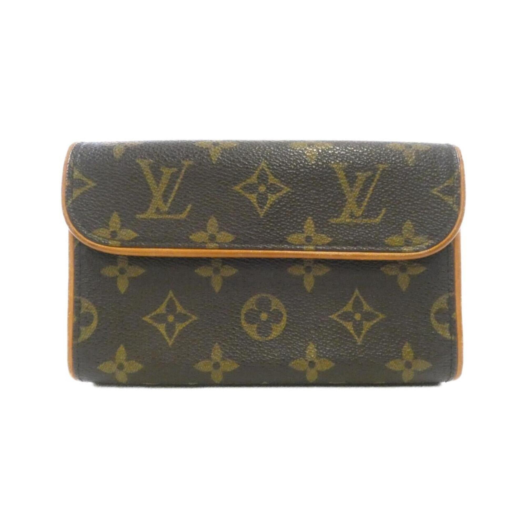 Louis Vuitton Marron Monogram Coated Canvas Fanny Pack Pochette (Pre-Owned)