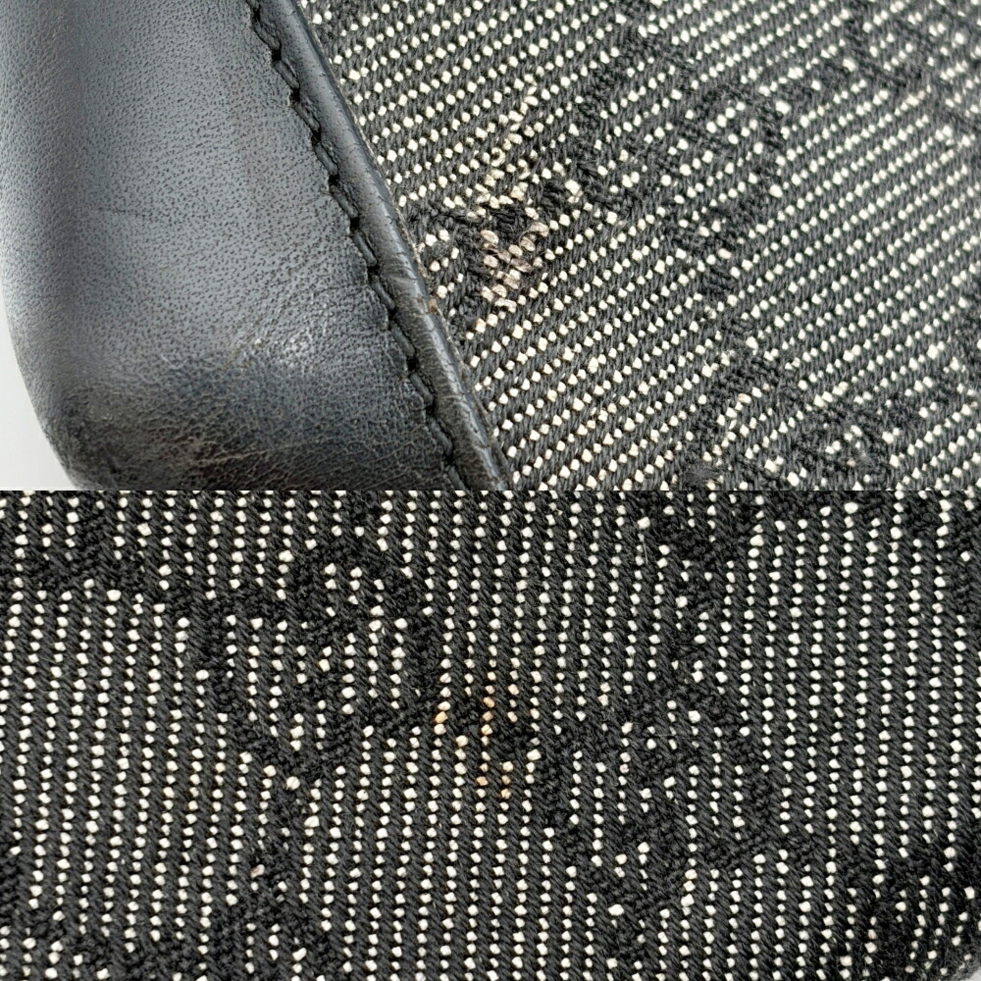 Gucci Black Gg Canvas Tote Bag (Pre-Owned)