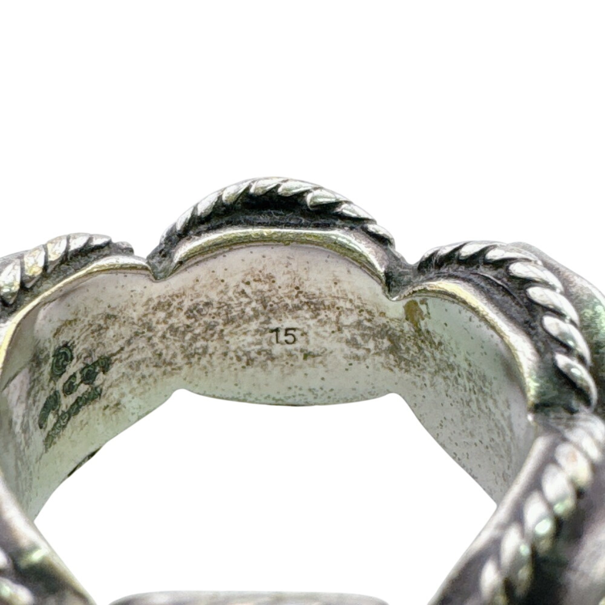 Gucci Silver Silver Band Ring (Pre-Owned)