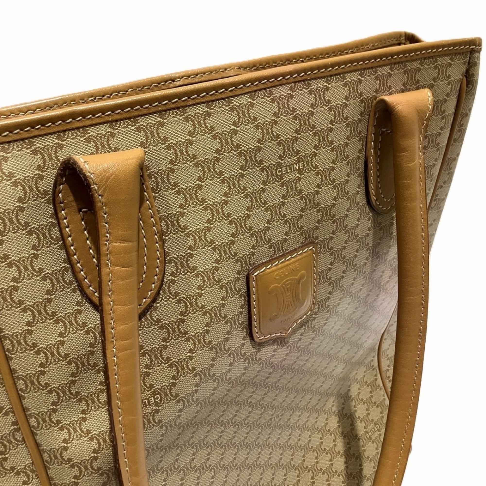 Celine Beige Pvc Shoulder Bag (Pre-Owned)