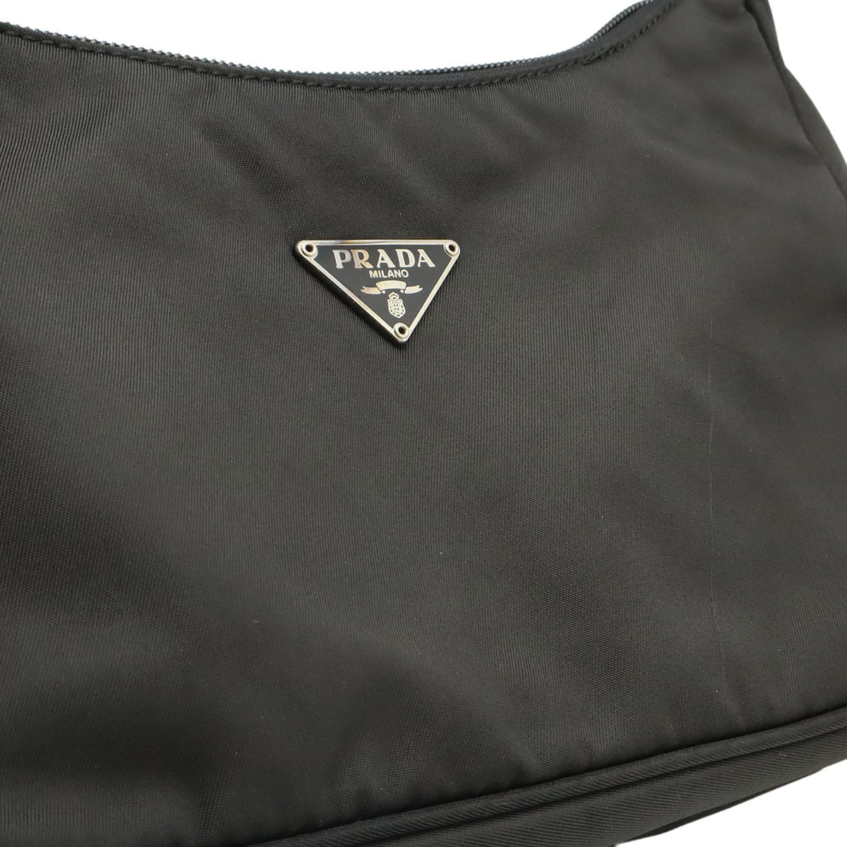 Prada Black Nero Nylon Handbag Pouch (Pre-Owned)