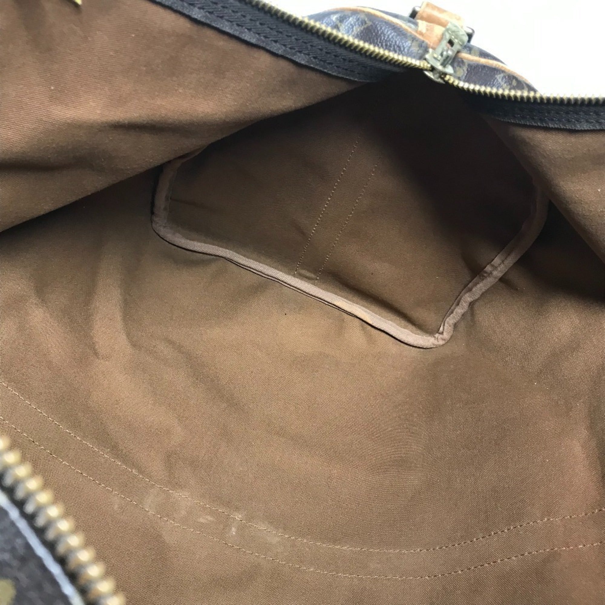Louis Vuitton Brown Monogram Boston Bag Handbag Shoulder Bag (Pre-Owned)
