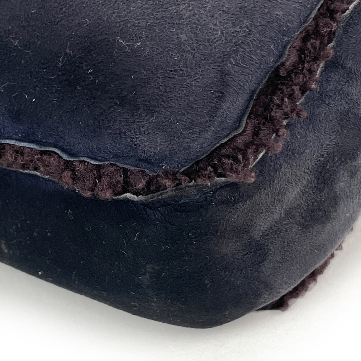 Chanel Navy Leather Handbag (Pre-Owned)