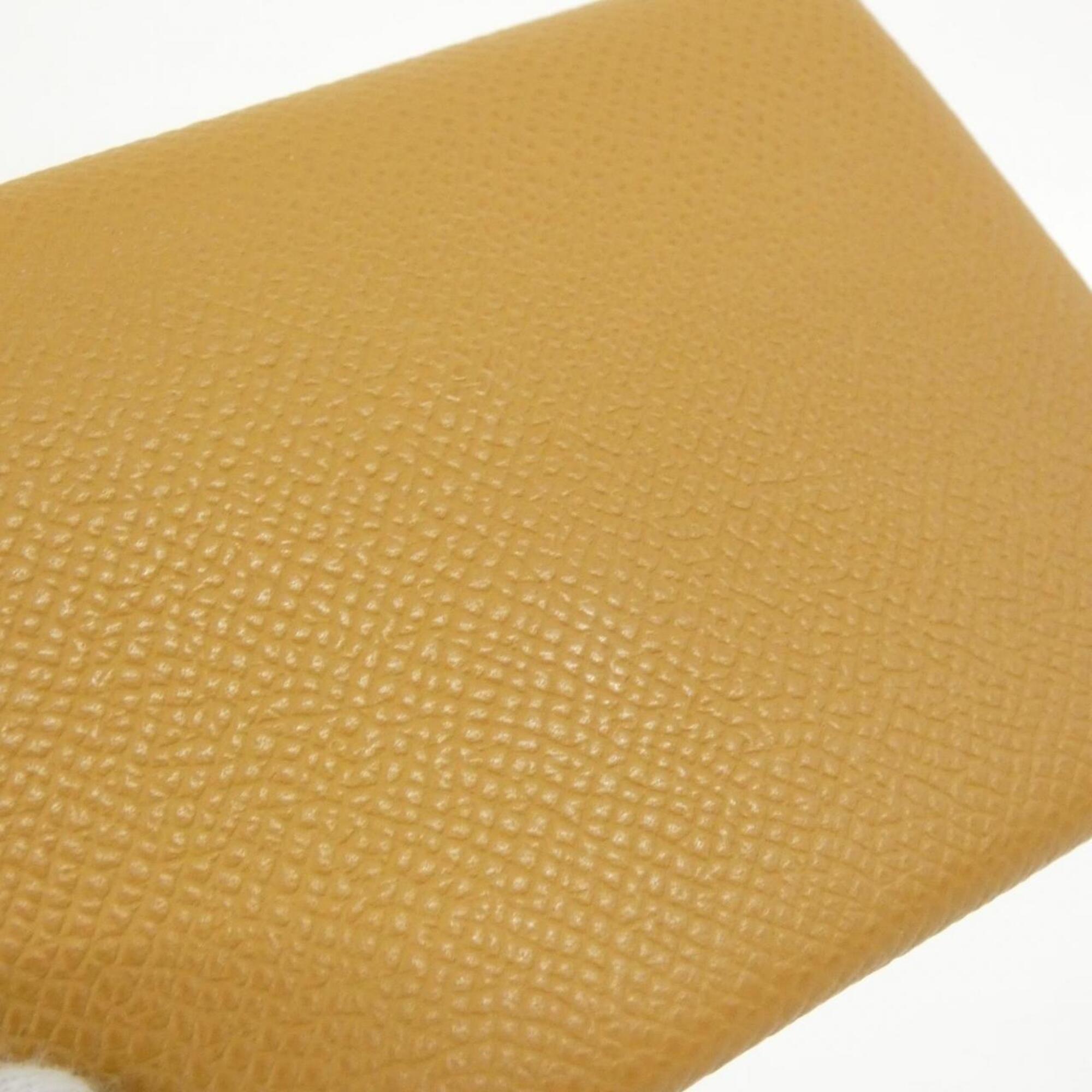 Hermes Brown Epsom Leather Coin Purse/Coin Case (Pre-Owned)