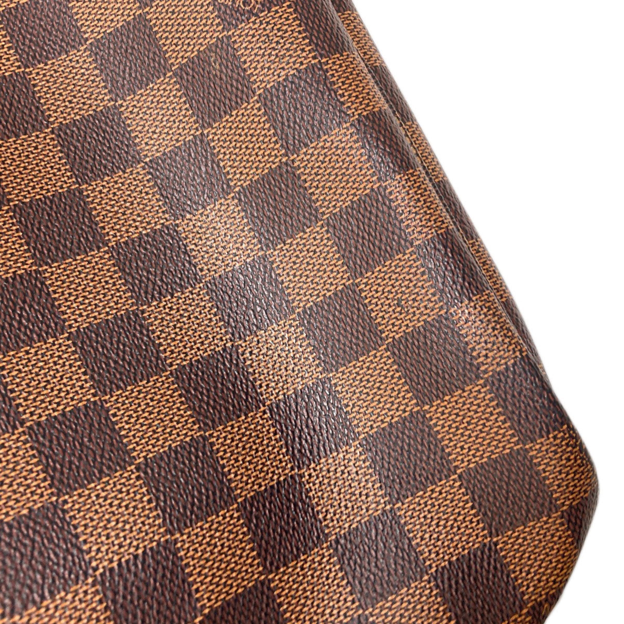 Louis Vuitton Damier Canvas Ebene Damier Canvas Handbag Pouch (Pre-Owned)