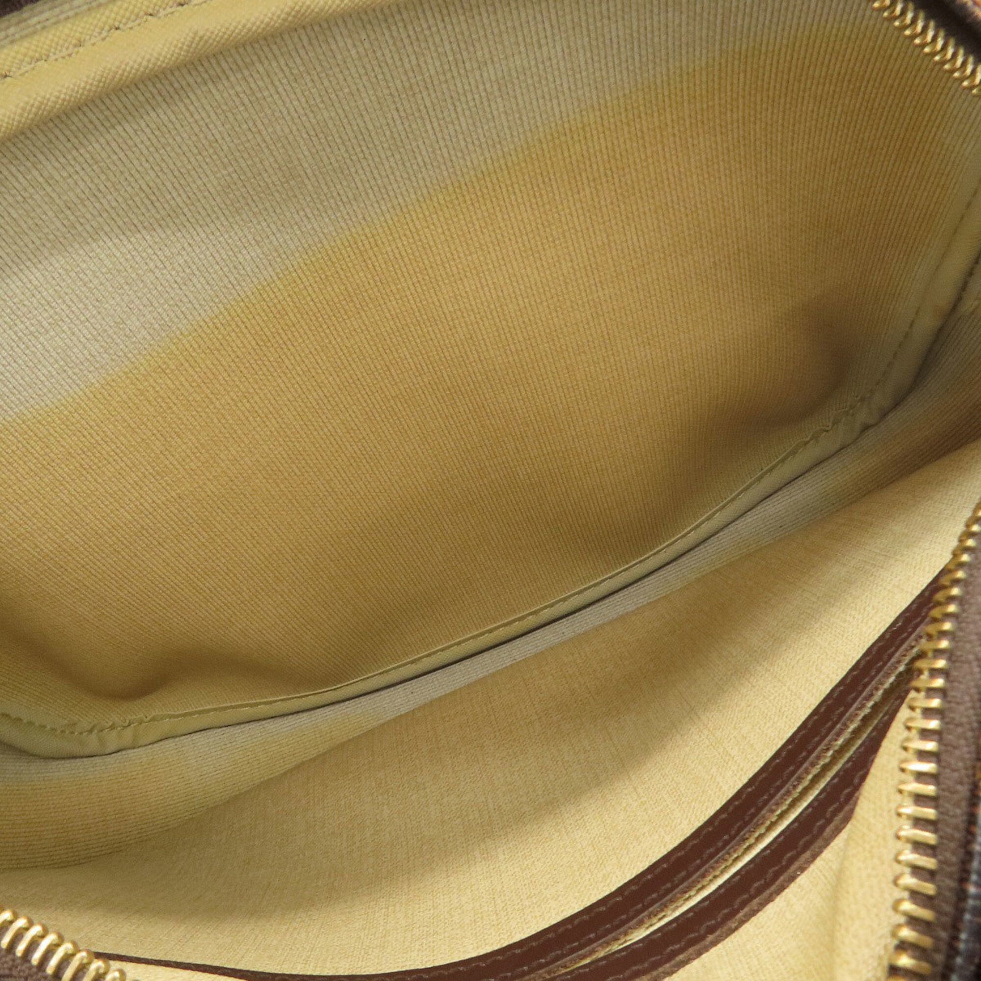 Louis Vuitton Damier Canvas Ebene Damier Canvas Shoulder Bag (Pre-Owned)