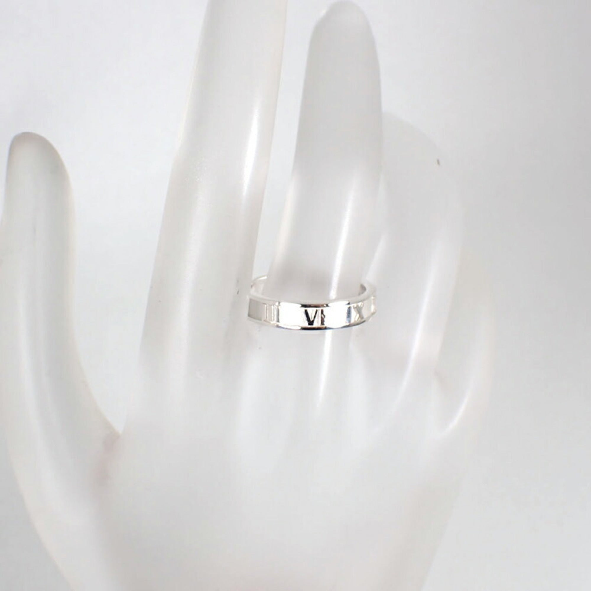 Tiffany Sterling Silver 925 Band Ring (Pre-Owned)