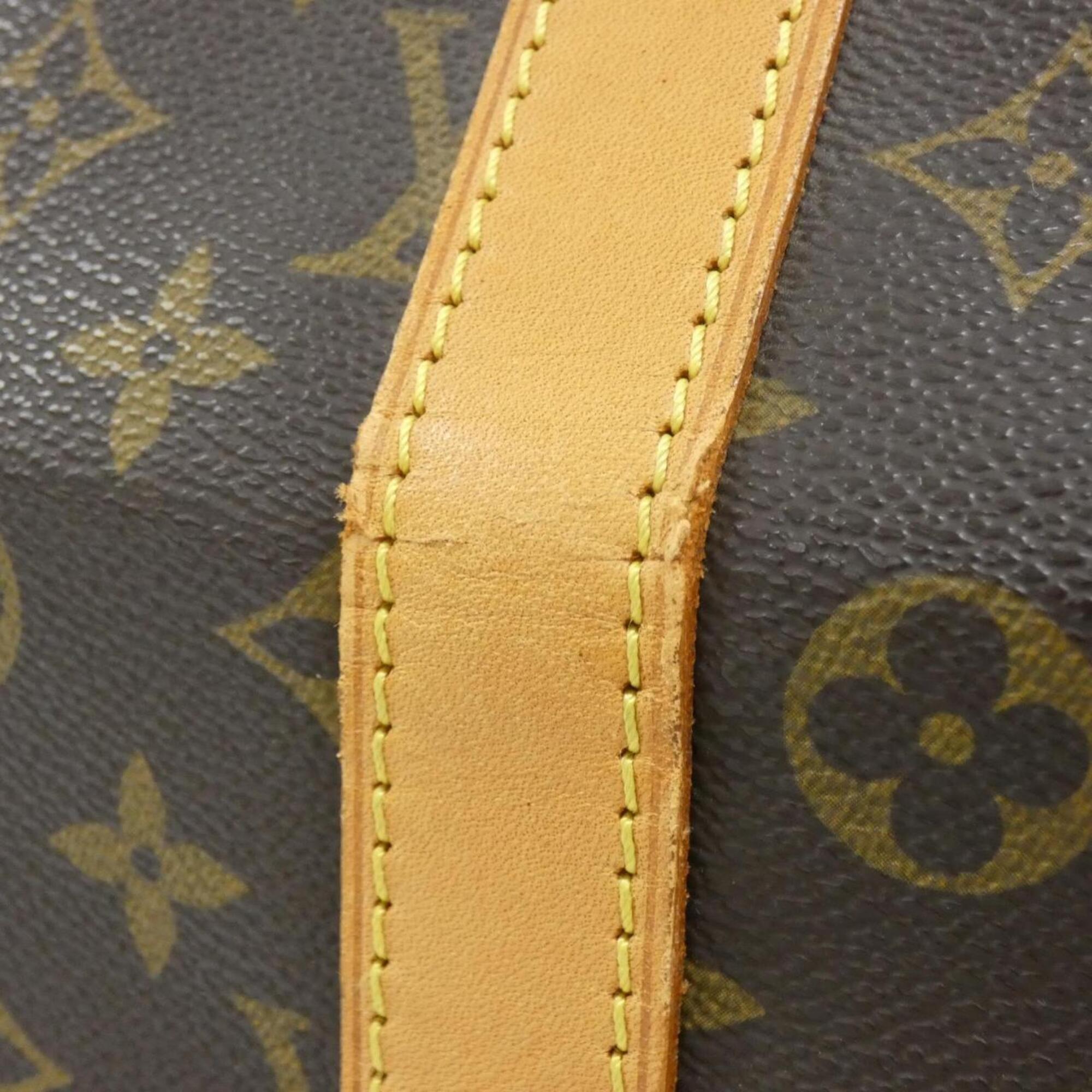 Louis Vuitton Marron Coated Canvas Boston Bag (Pre-Owned)