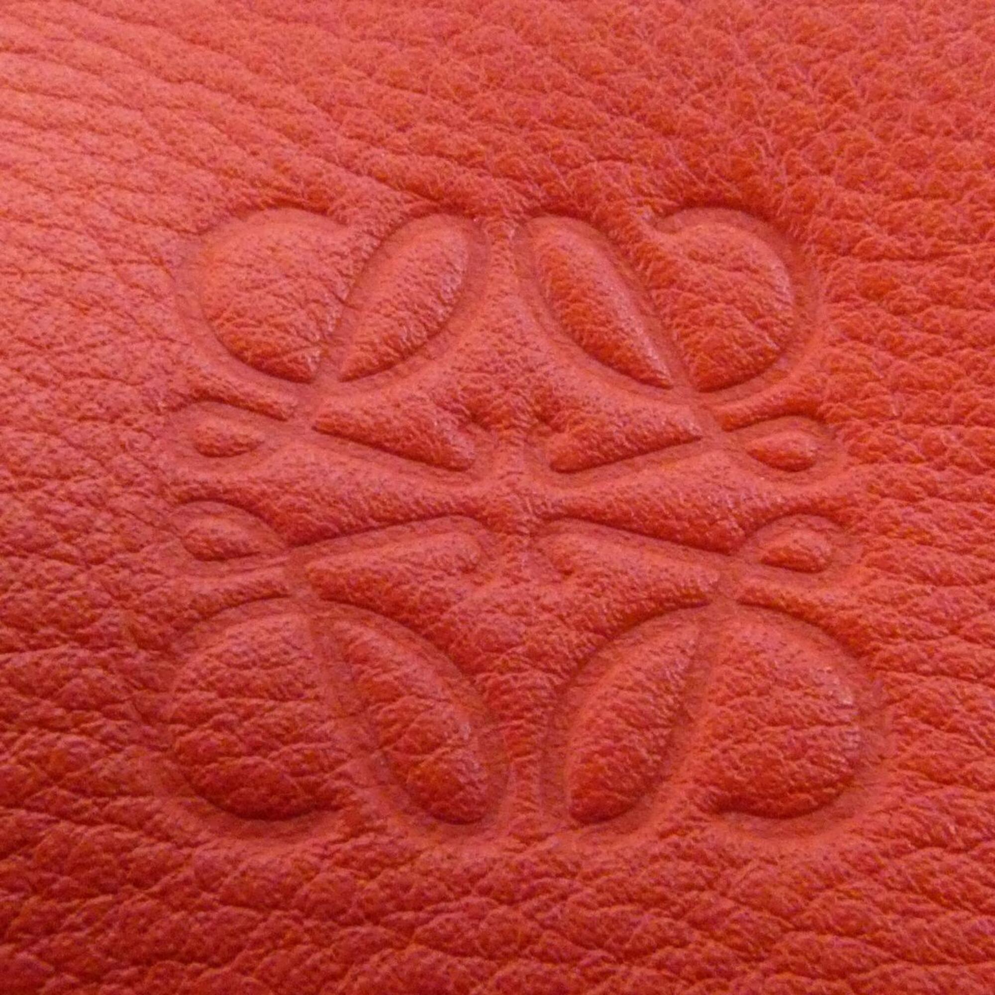 Loewe Red Color Leather Handbag (Pre-Owned)