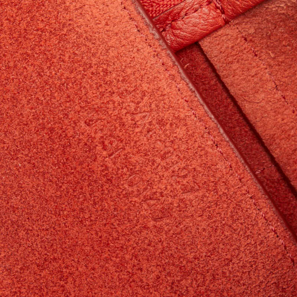 Celine Orange Leather Handbag Shoulder Bag (Pre-Owned)