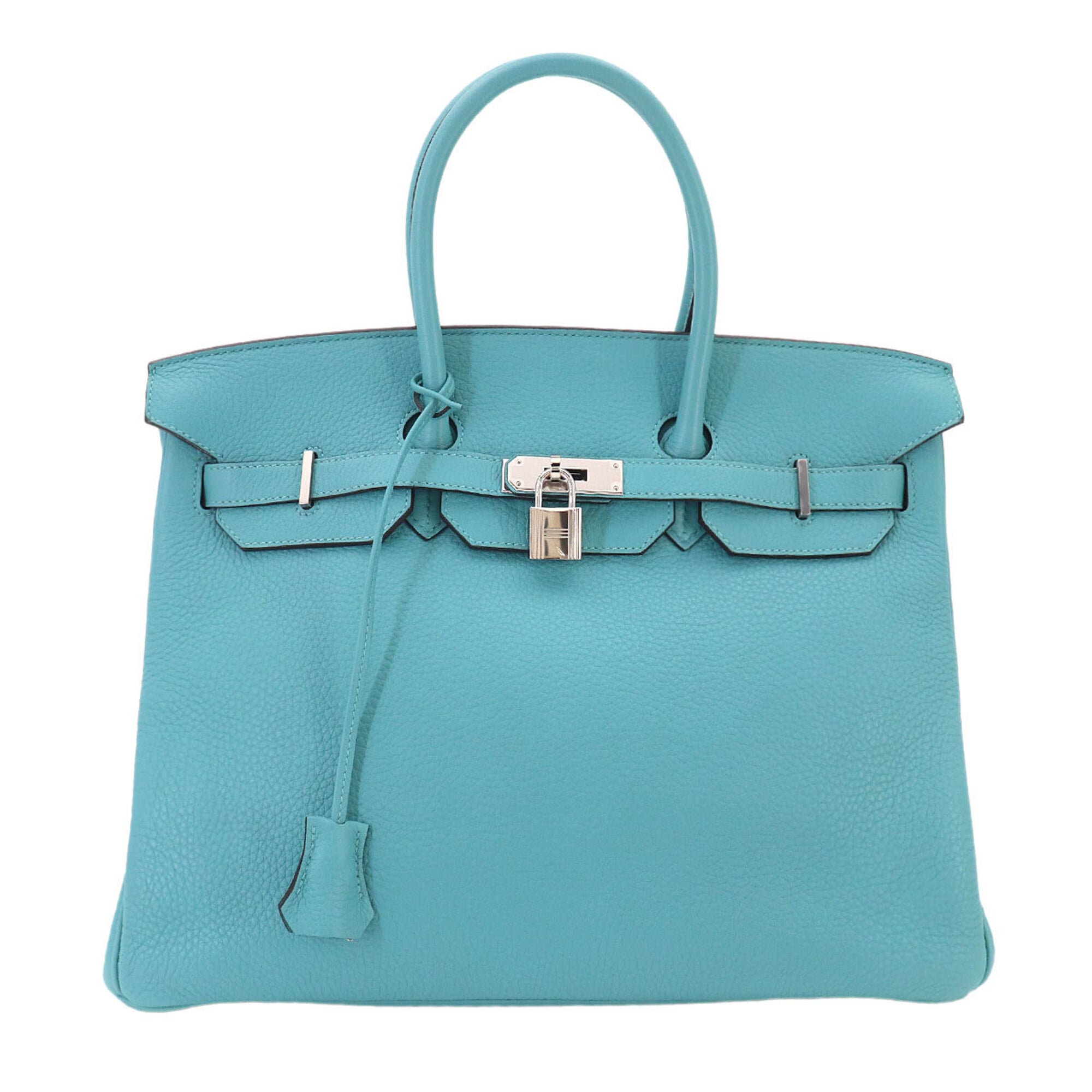 Hermes Taurillon Clemence Leather Handbag (Pre-Owned)