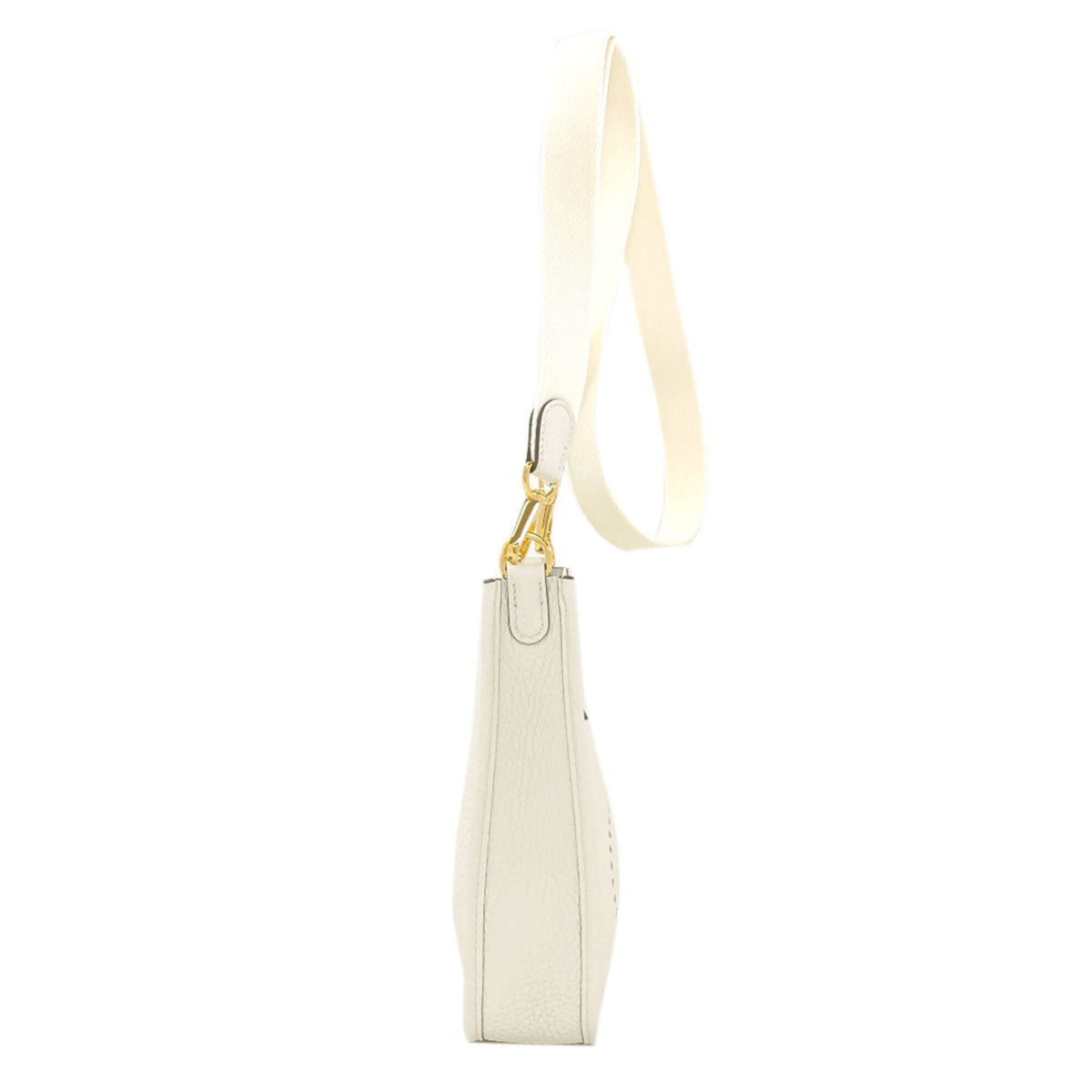 Hermes White Leather Shoulder Bag (Pre-Owned)