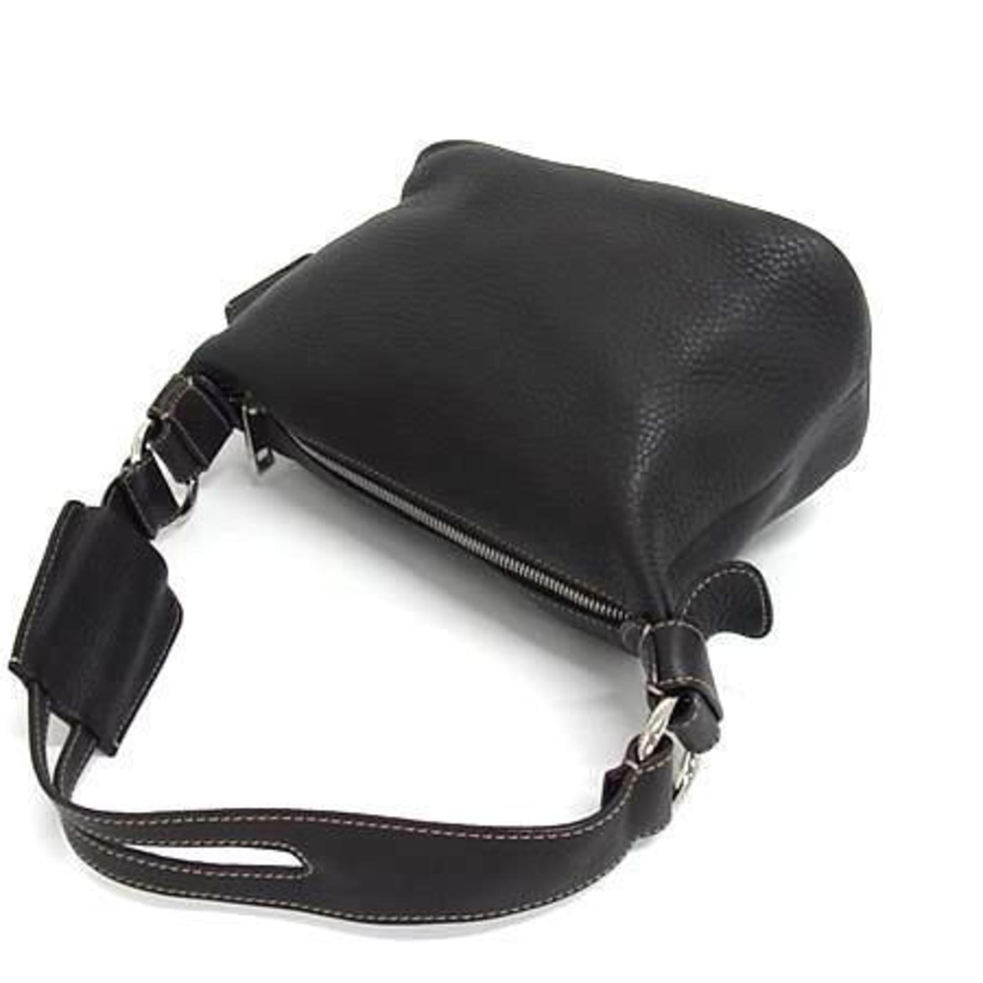 Bally Brown Leather Handbag Shoulder Bag Tote Bag (Pre-Owned)