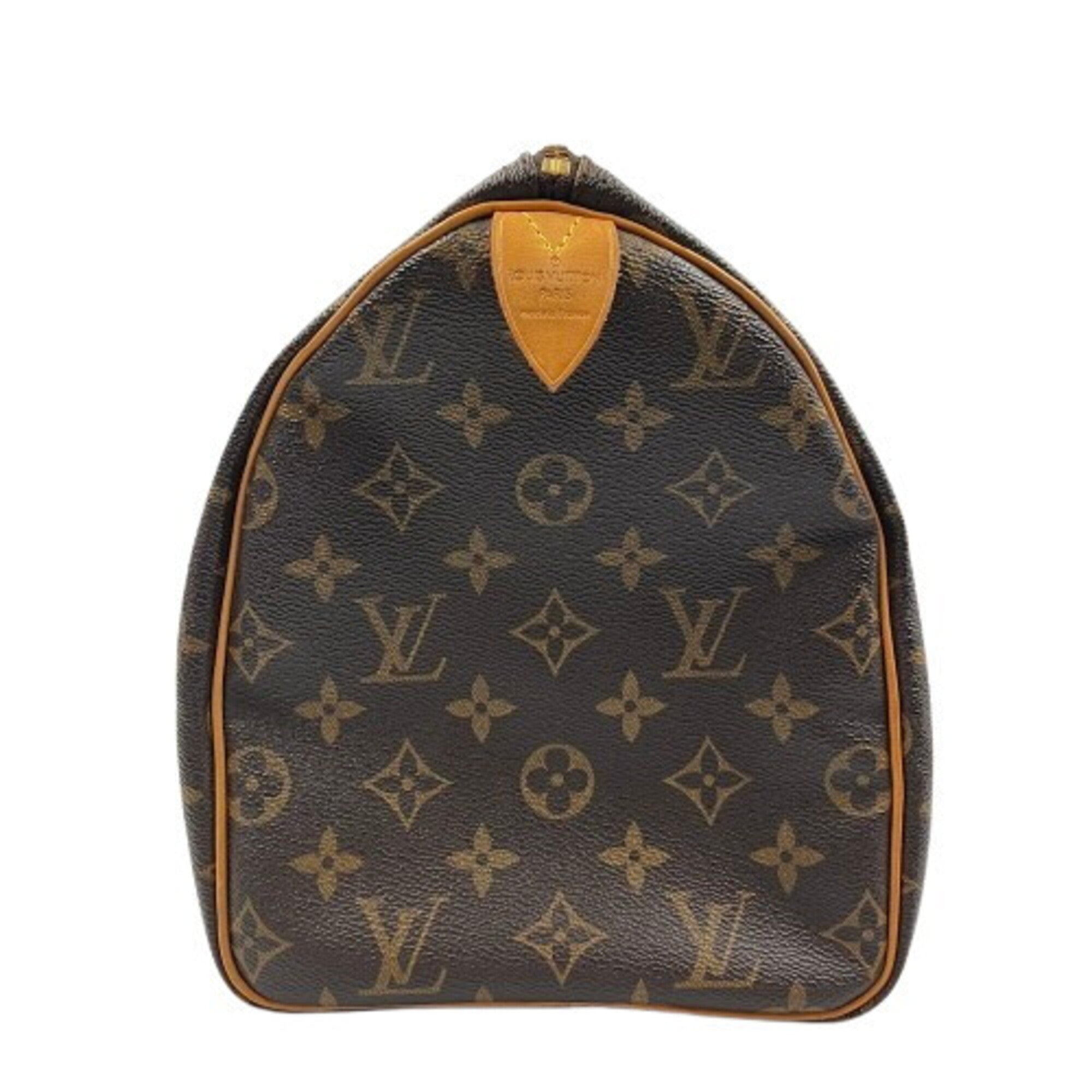Louis Vuitton Brown Pvc Boston Bag Handbag (Pre-Owned)