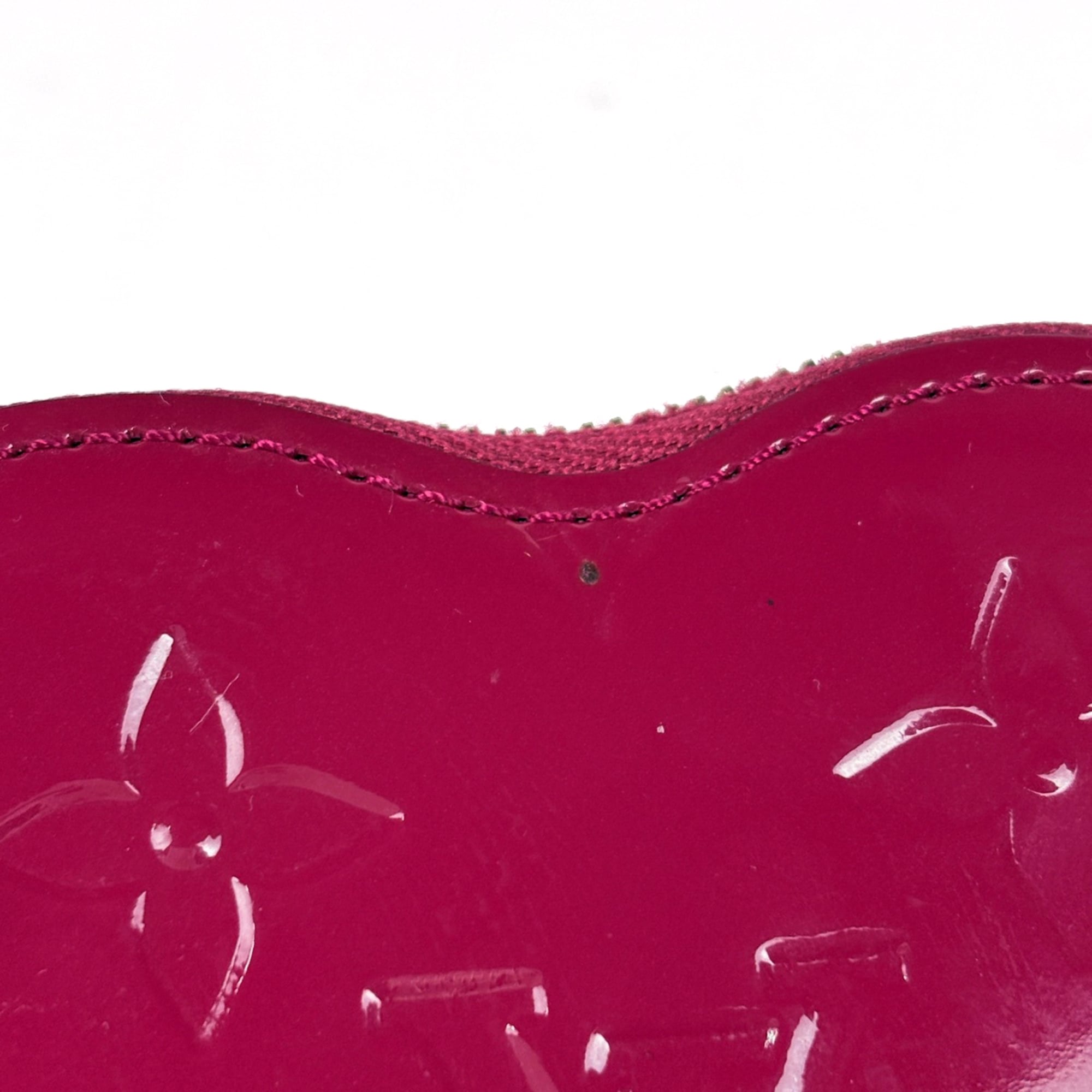Louis Vuitton Monogram Vernis Indian Rose Monogram Vernis Coin Purse/Coin Case (Pre-Owned)