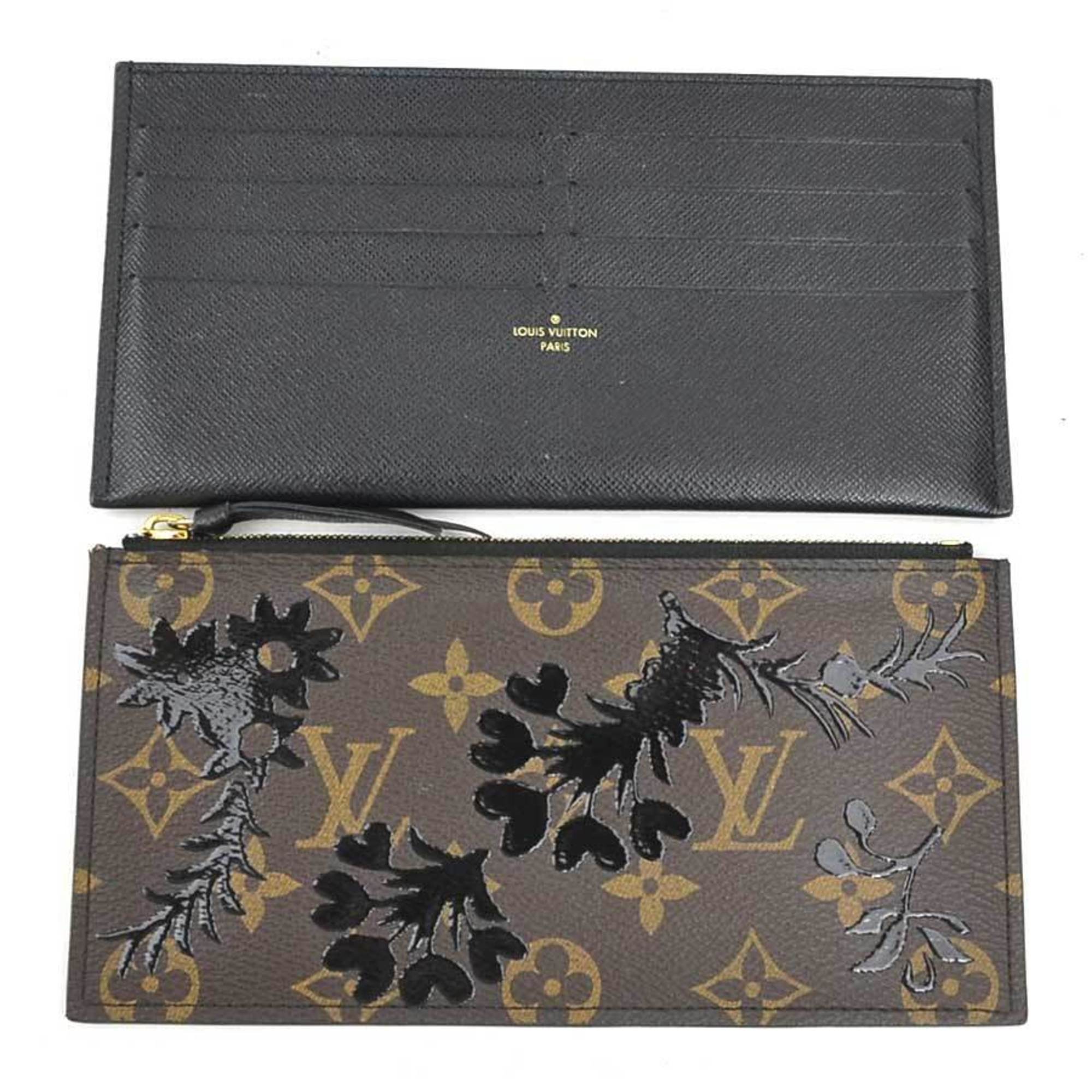 Louis Vuitton Black Brown Monogram Monogram Pochette Shoulder Bag (Pre-Owned)