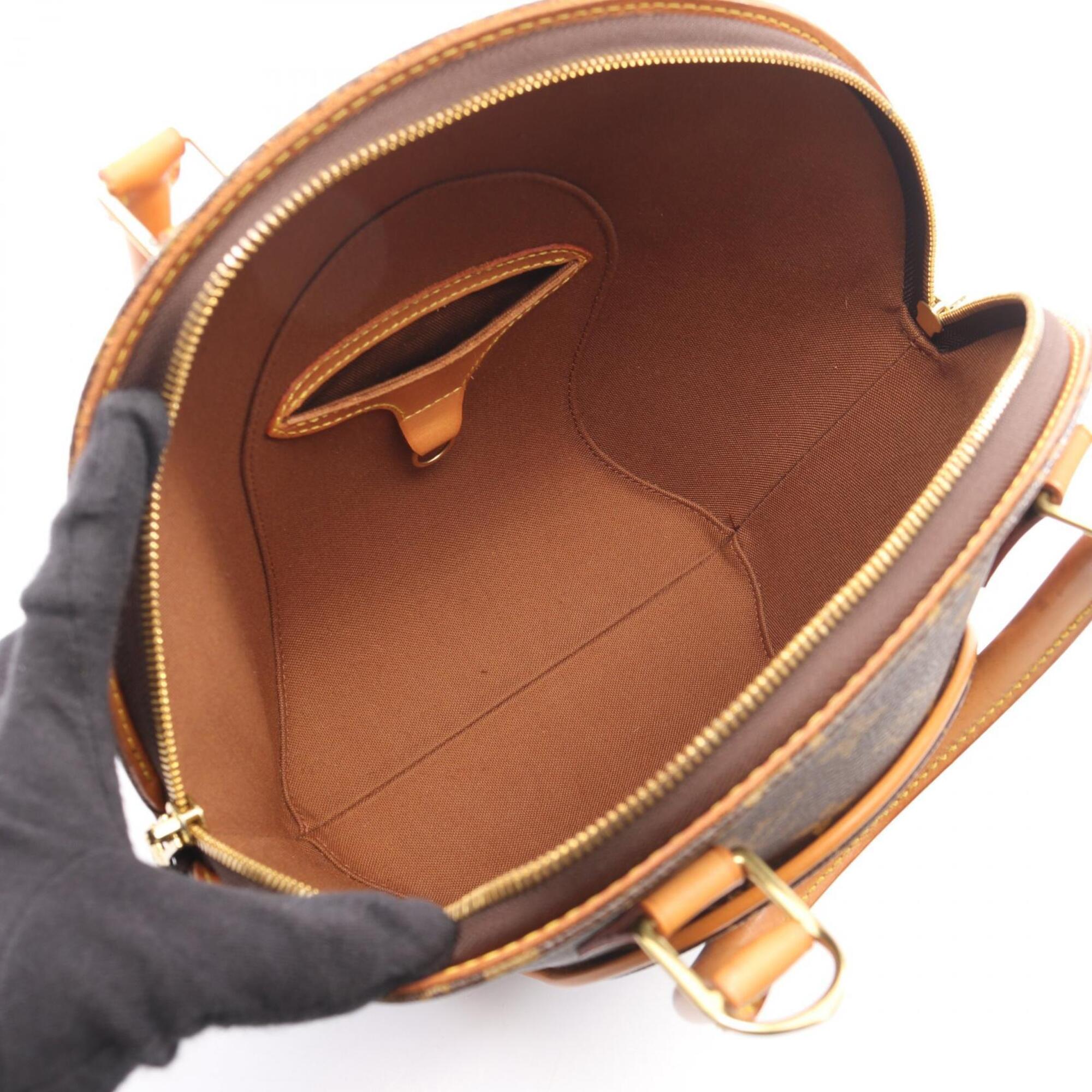 Louis Vuitton Brown Coated Canvas Leather Handbag (Pre-Owned)