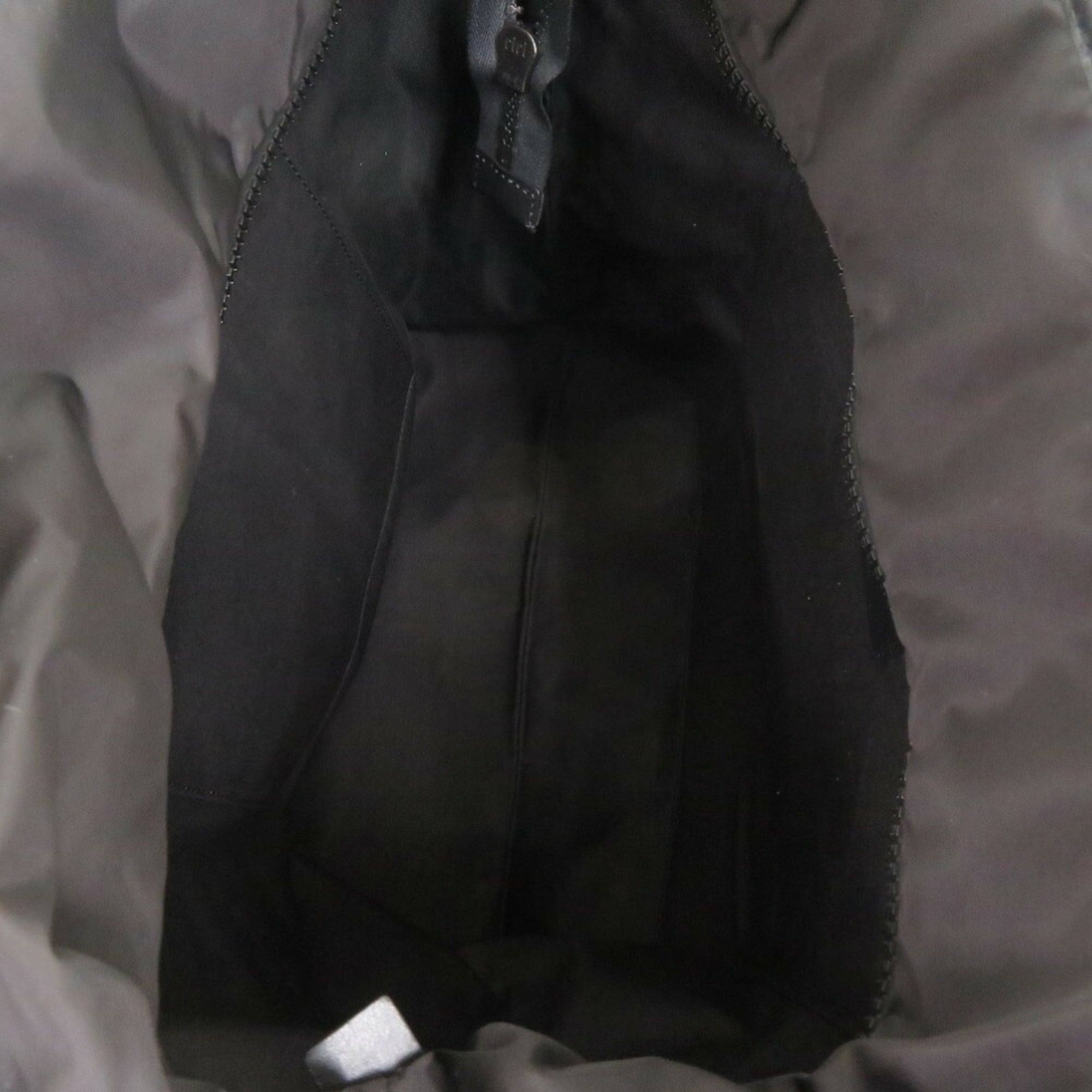 Dunhill Black Green Canvas Leather Tote Bag (Pre-Owned)